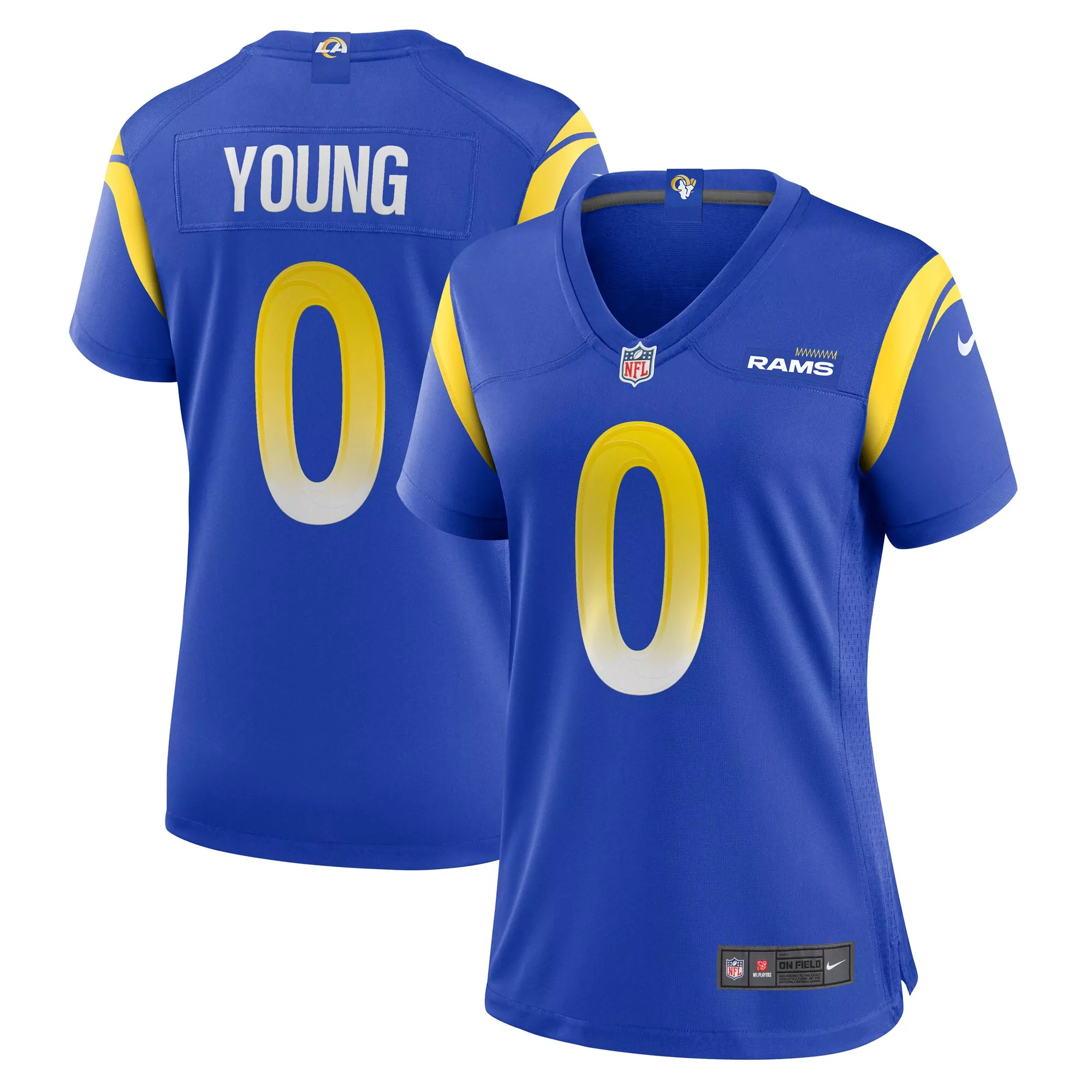 women s los angeles rams braden fiske royal game jersey