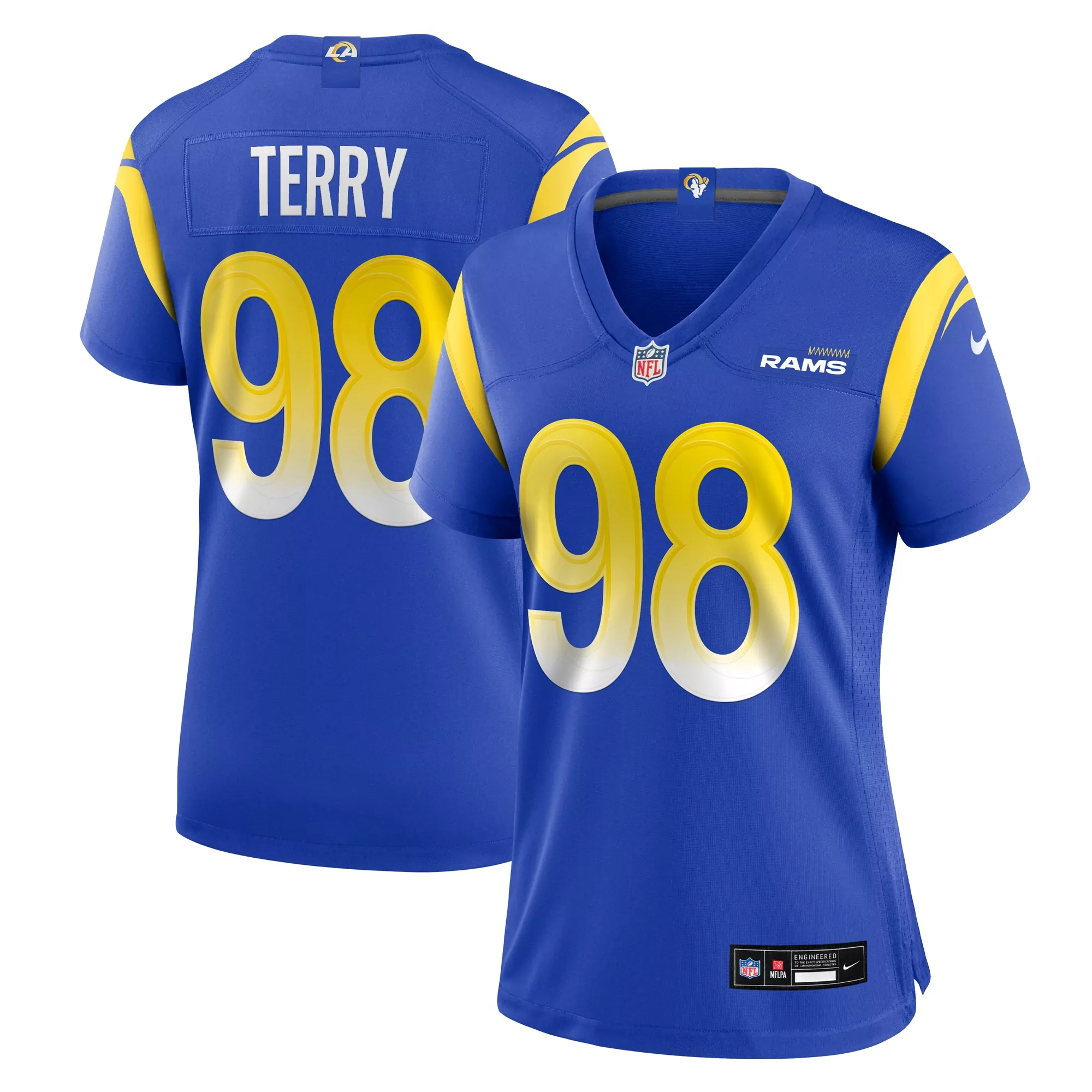 women s los angeles rams d j humphries royal team game jersey