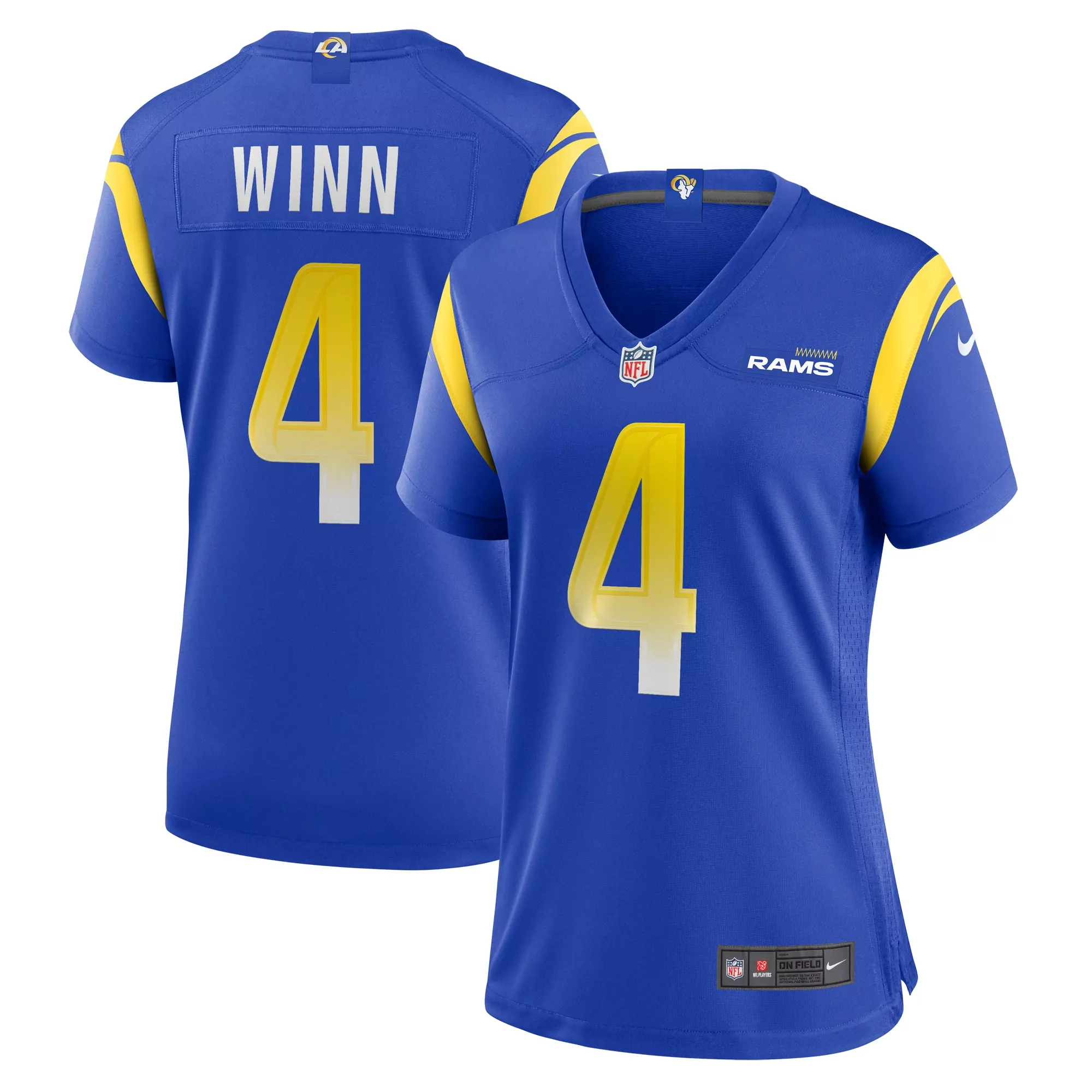 women s los angeles rams derion kendrick royal home game jersey