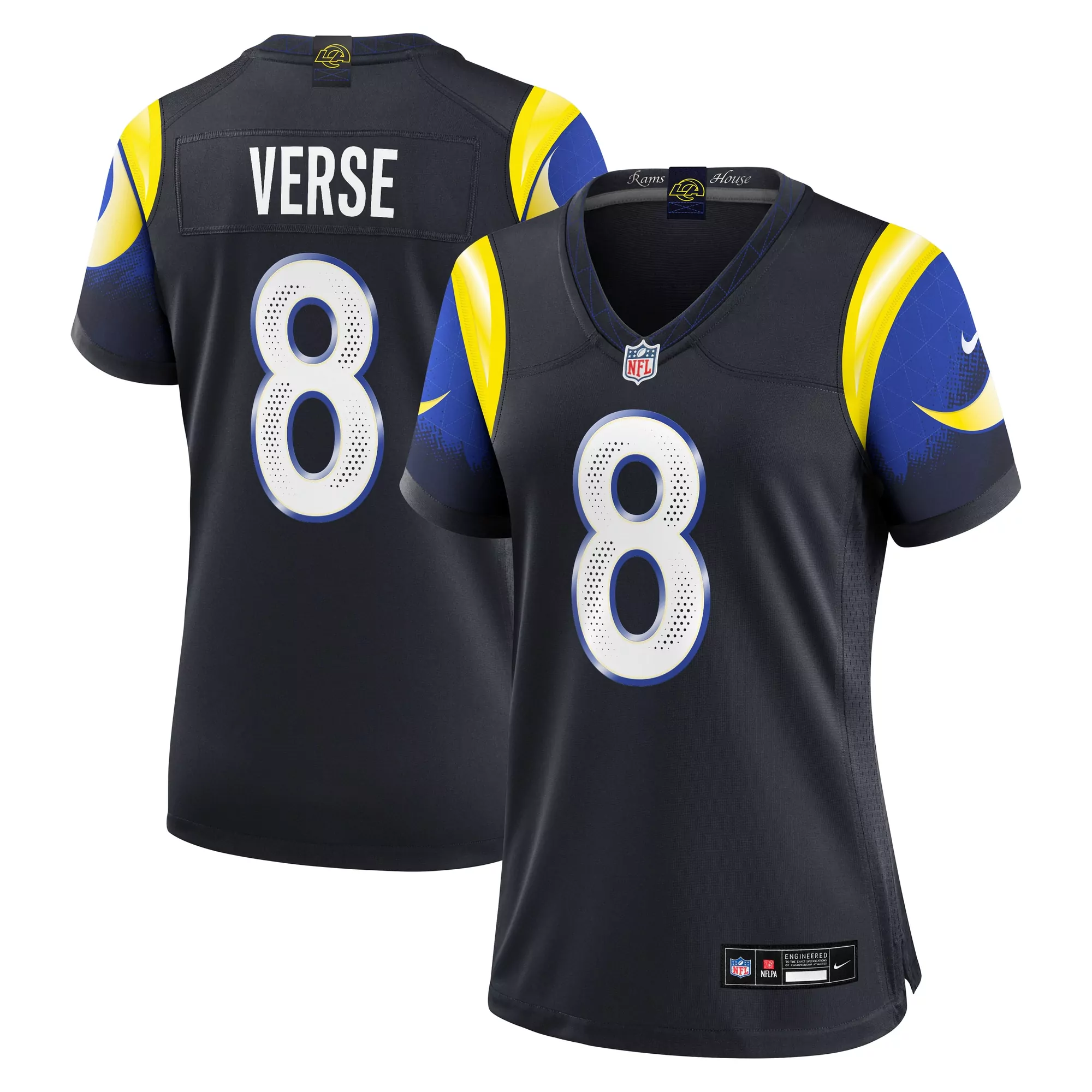 women s los angeles rams jake hummel royal game player jersey