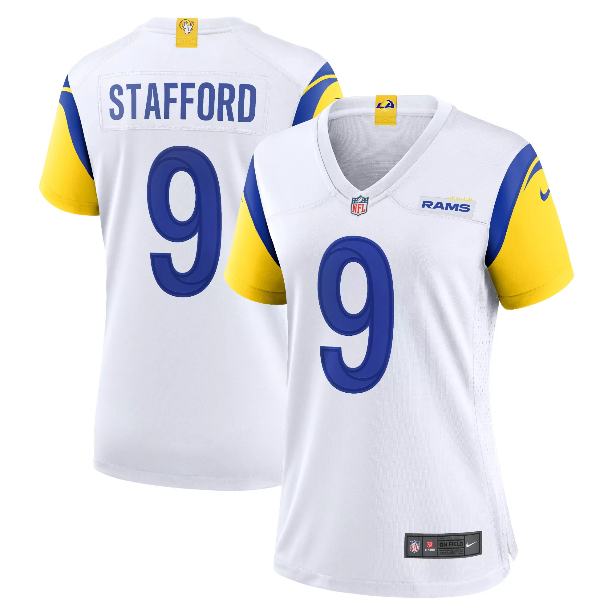 women s los angeles rams matthew stafford royal game jersey