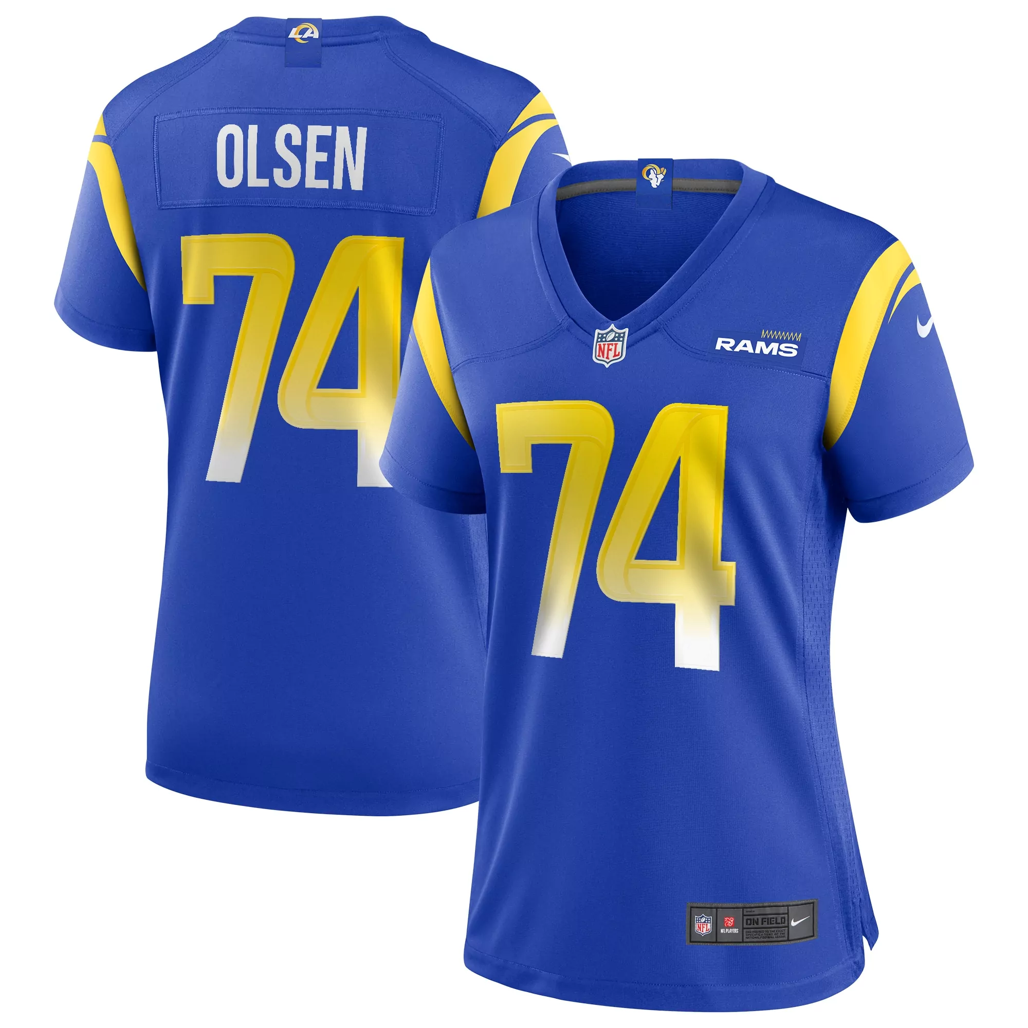 women s los angeles rams matthew stafford royal game jersey