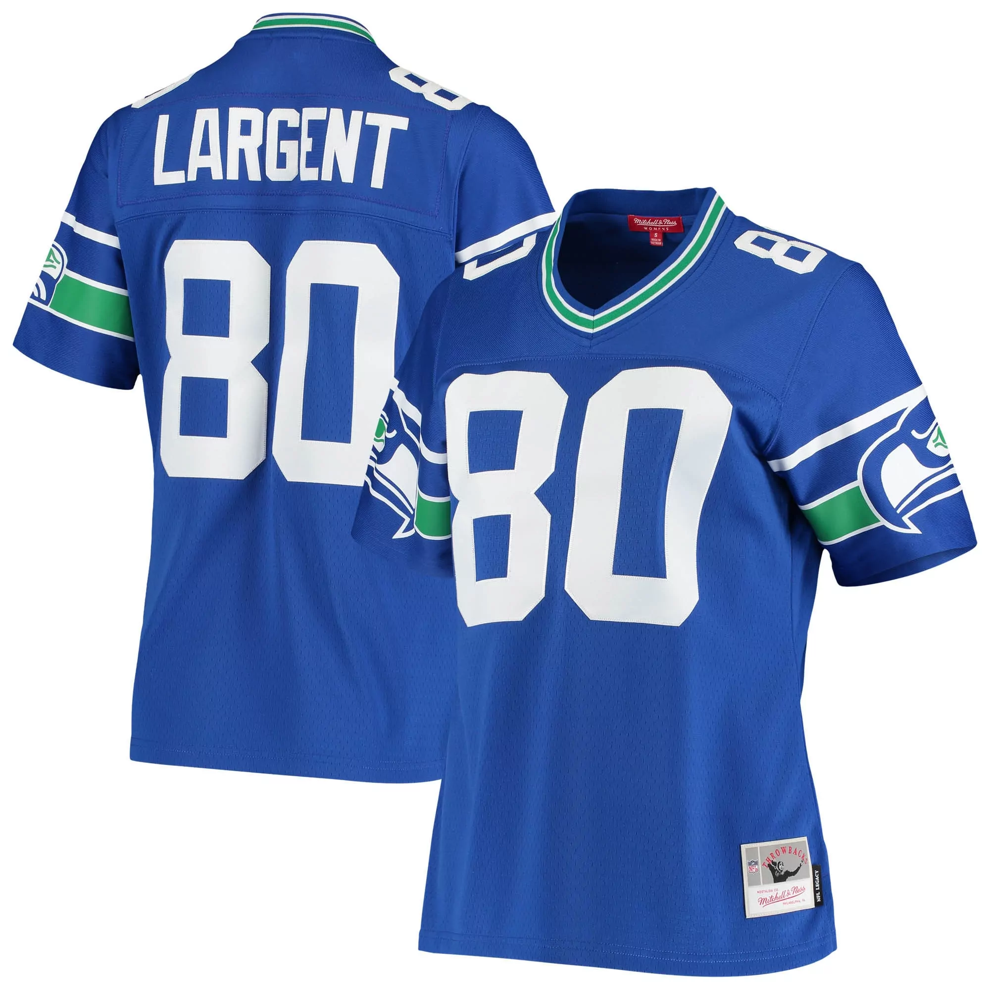 women s mike morris college navy seattle seahawks team game jersey