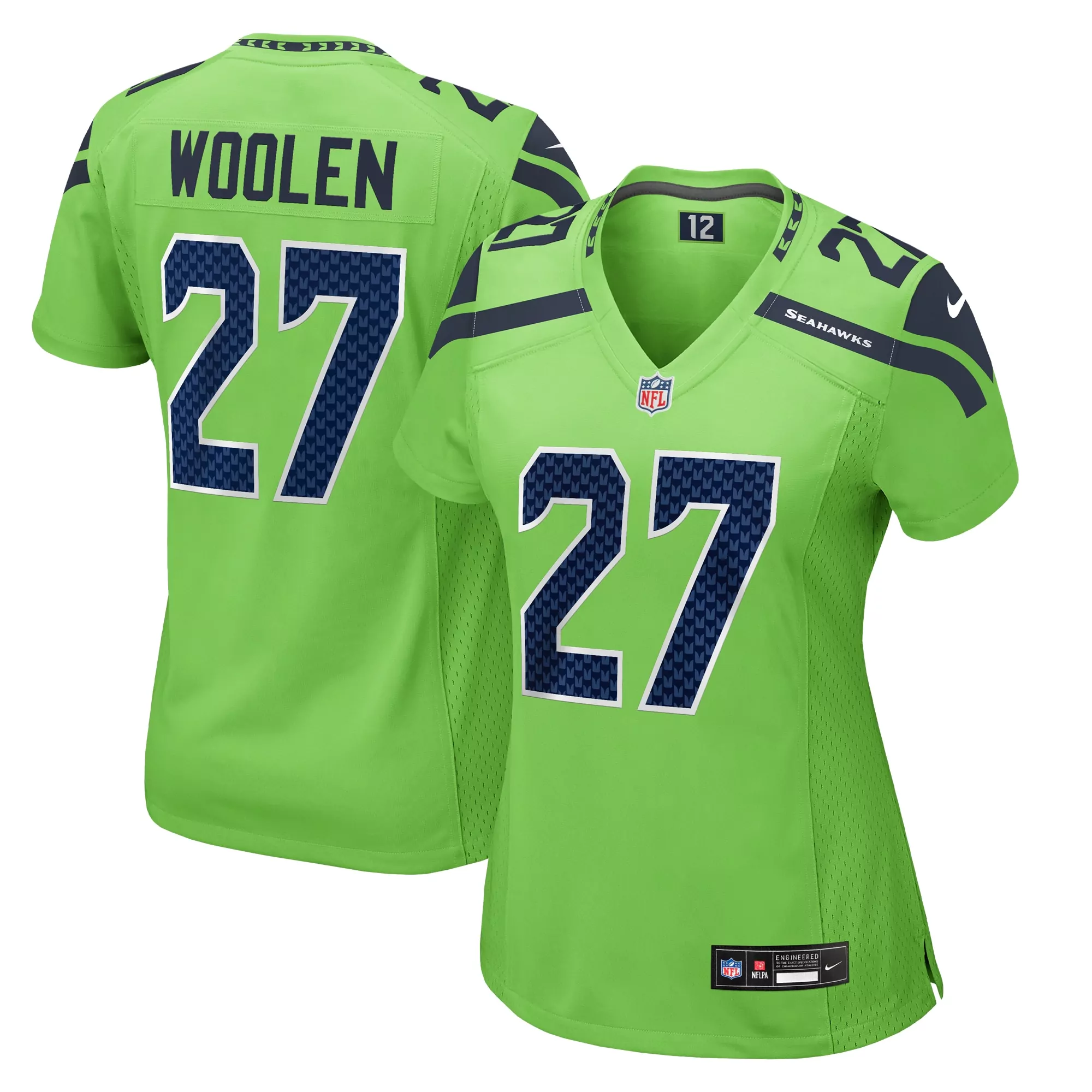 women s steve largent royal seattle seahawks throwback retired player game jersey