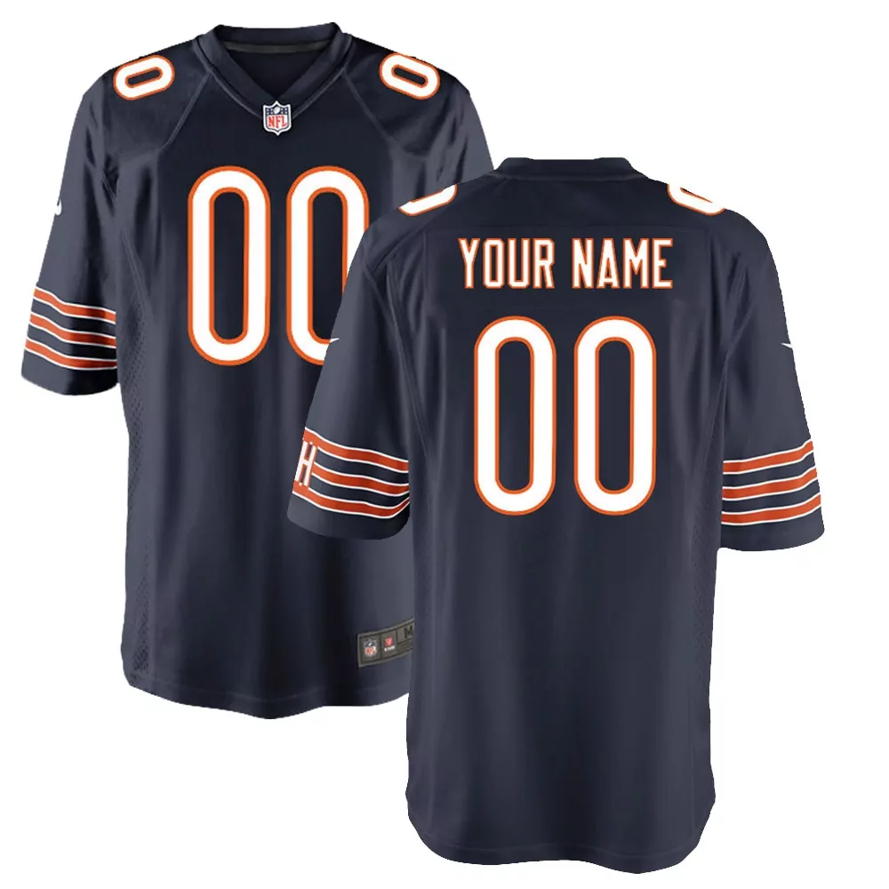 youth chicago bears justin fields navy game jersey