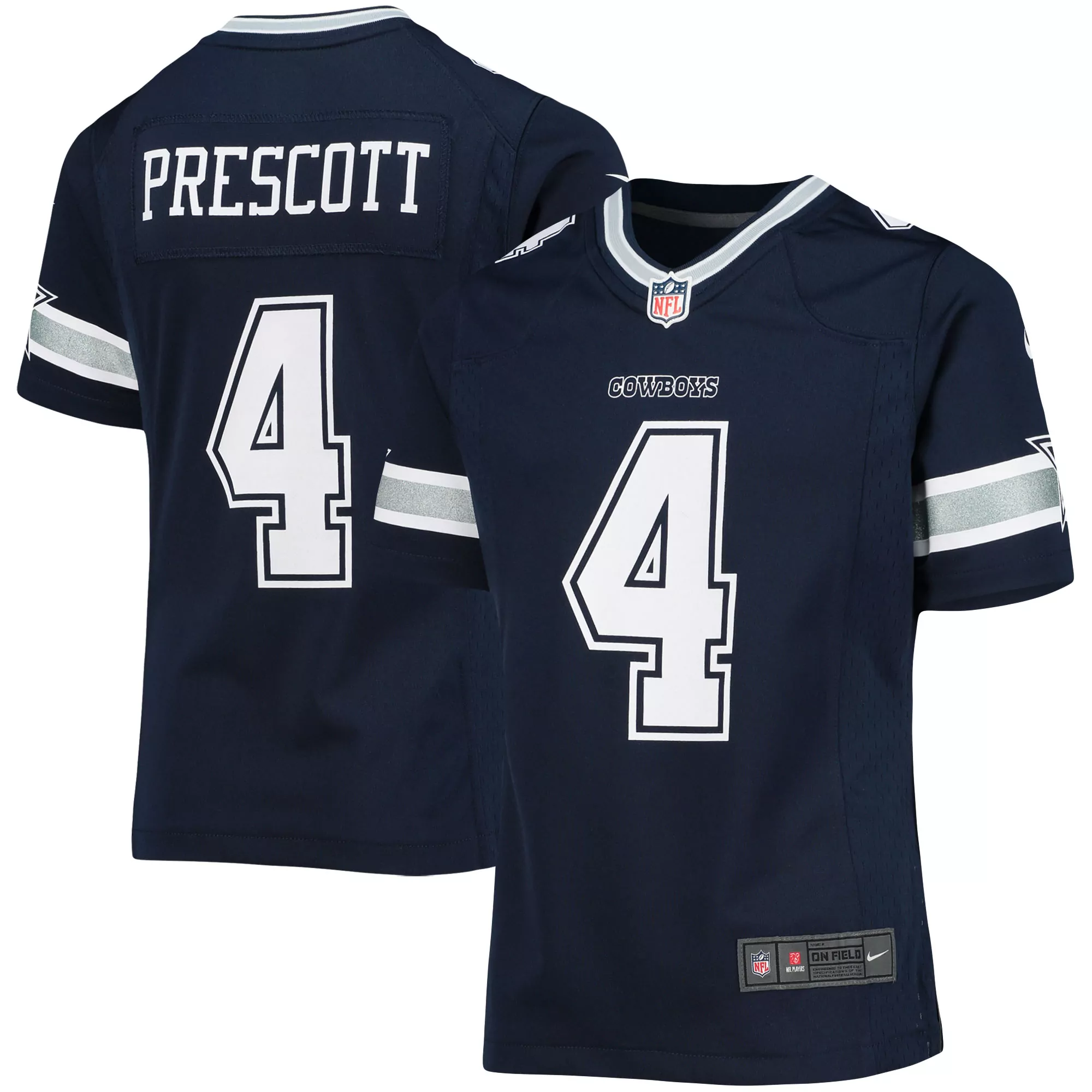 youth dallas cowboys customized alternate game jersey