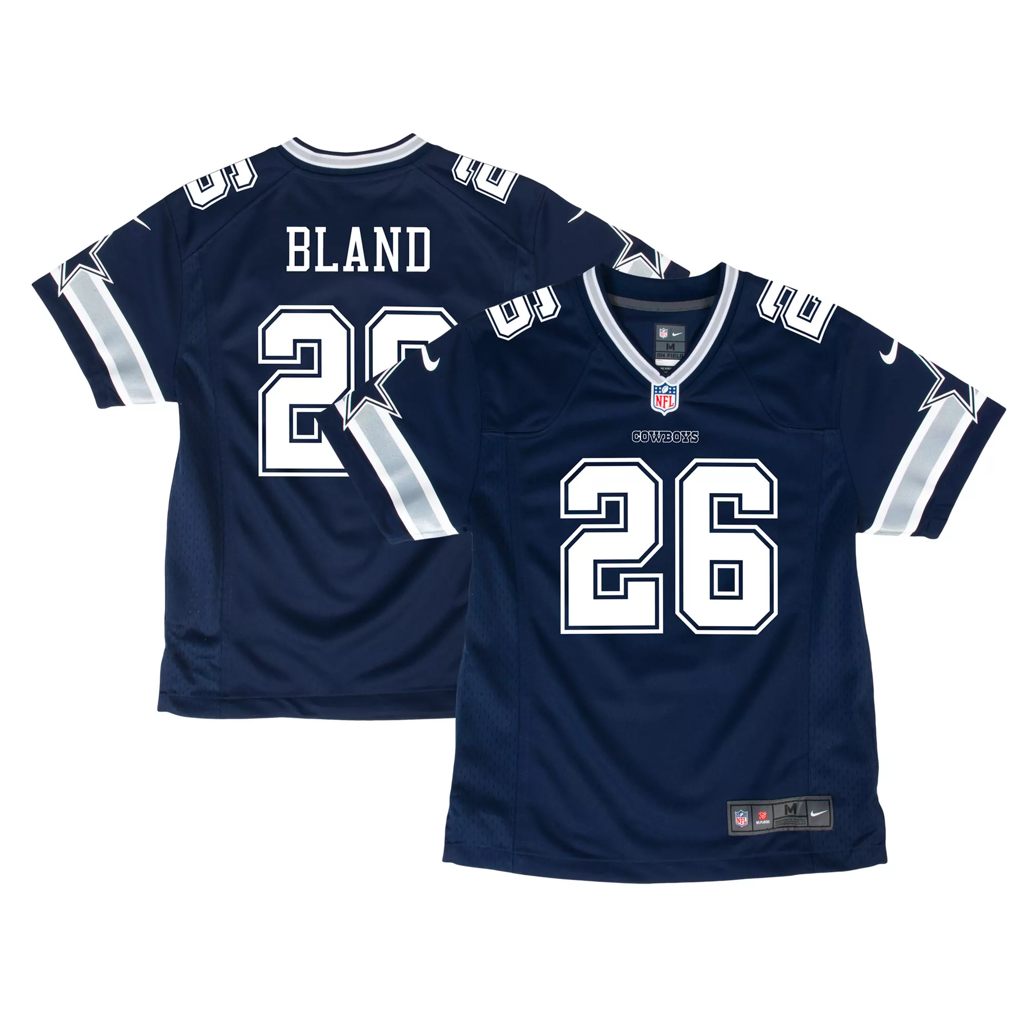 youth dallas cowboys dak prescott navy throwback game jersey