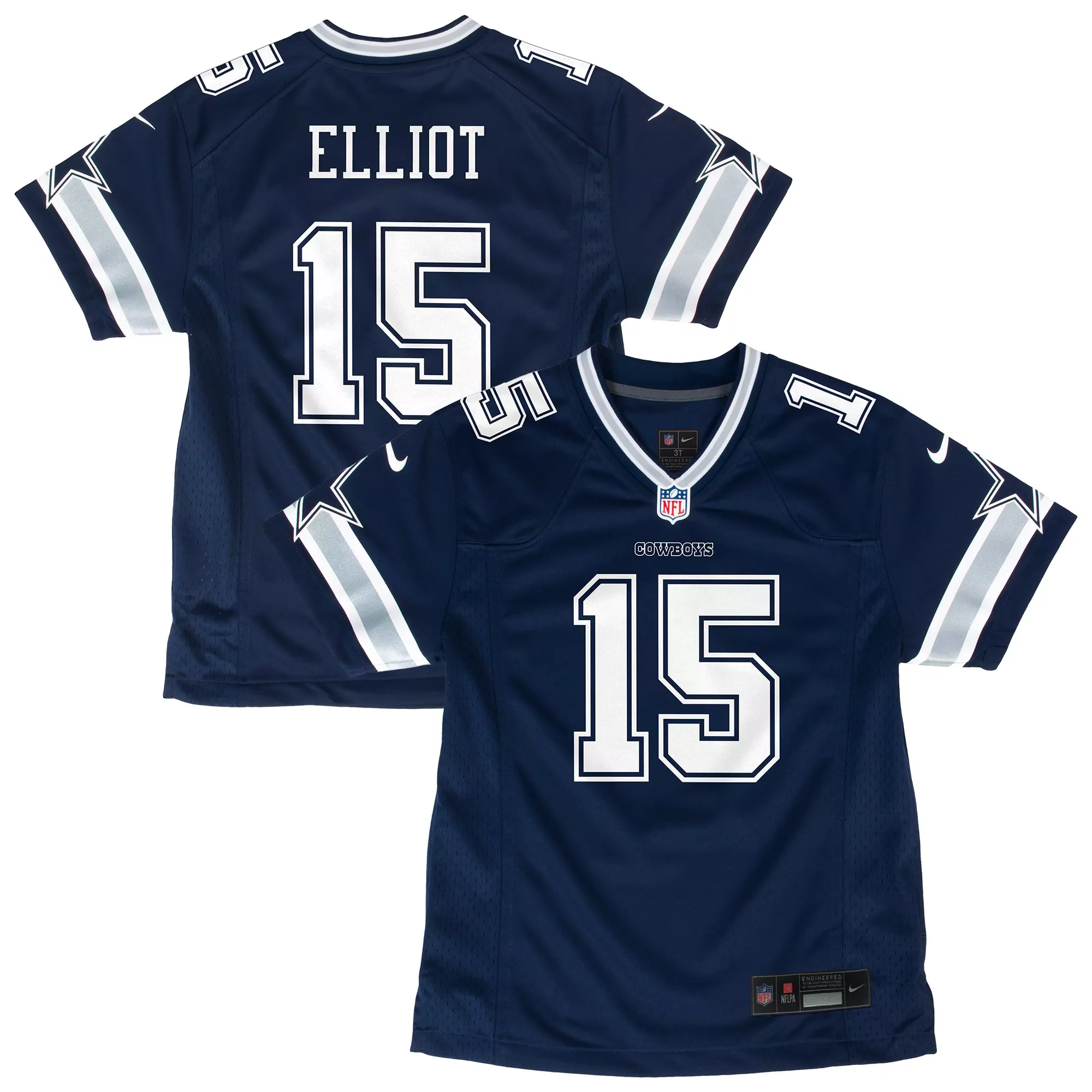youth dallas cowboys emmitt smith mitchell ness white retired player legacy jersey