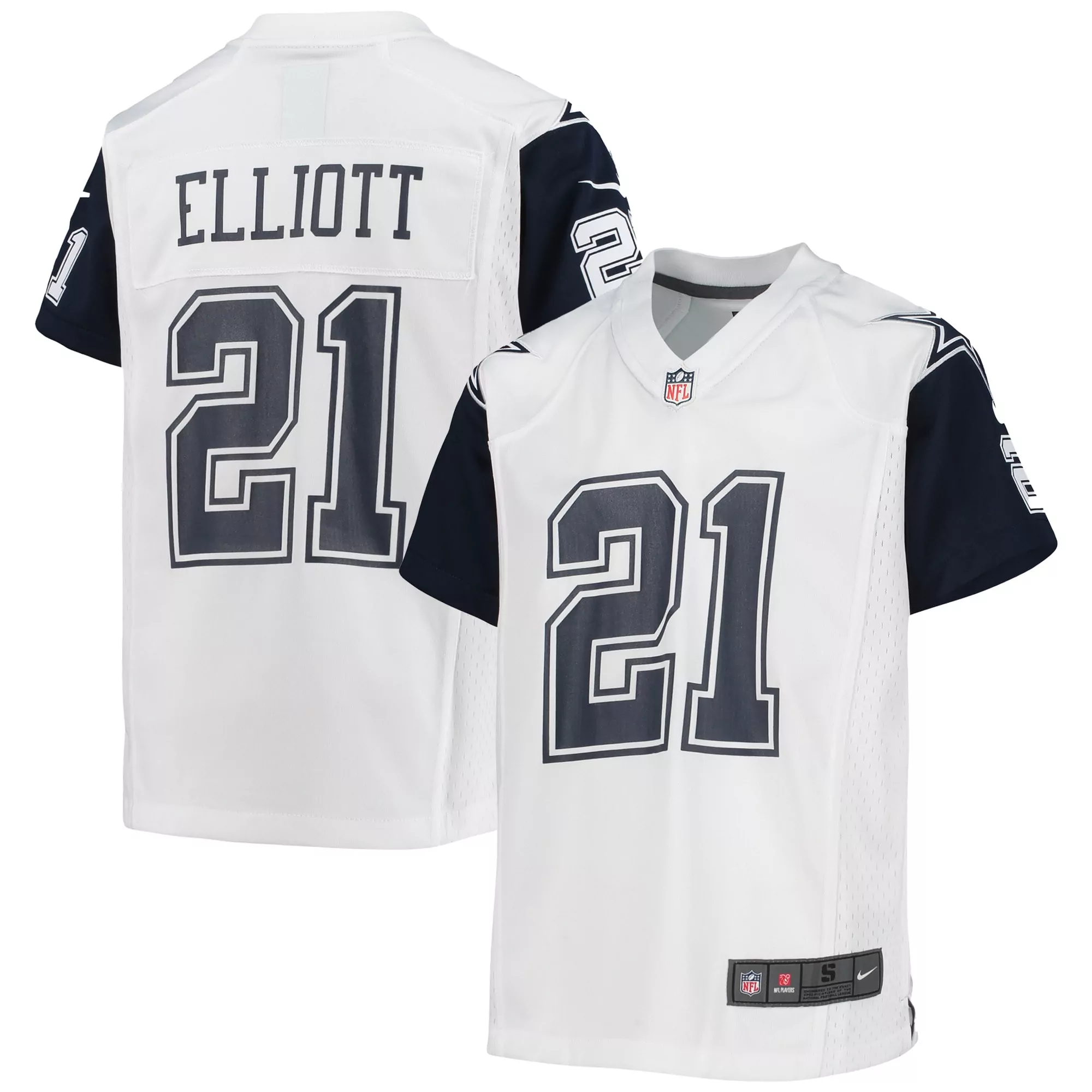 youth dallas cowboys emmitt smith mitchell ness white retired player legacy jersey