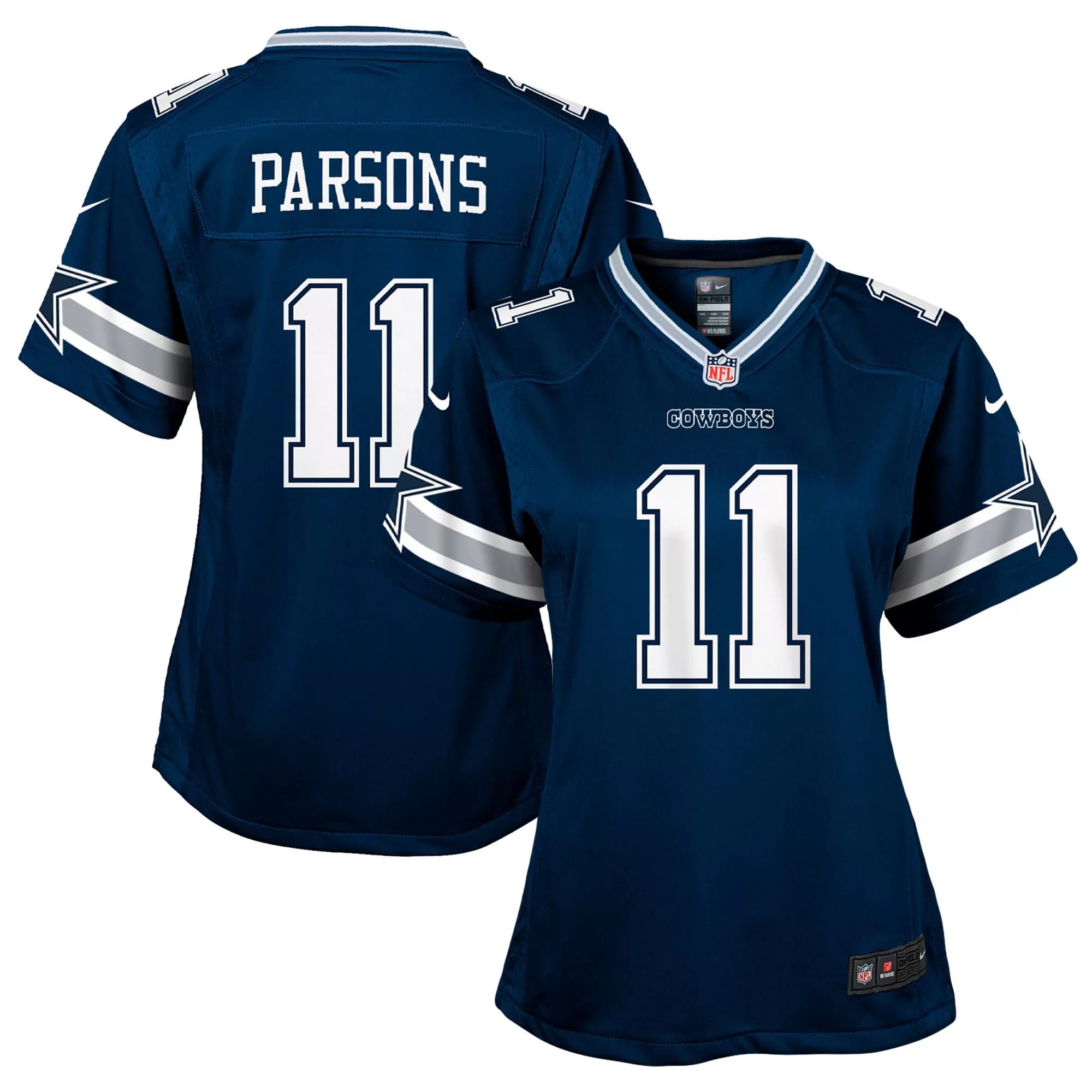 youth dallas cowboys micah parsons gray atmosphere game jersey