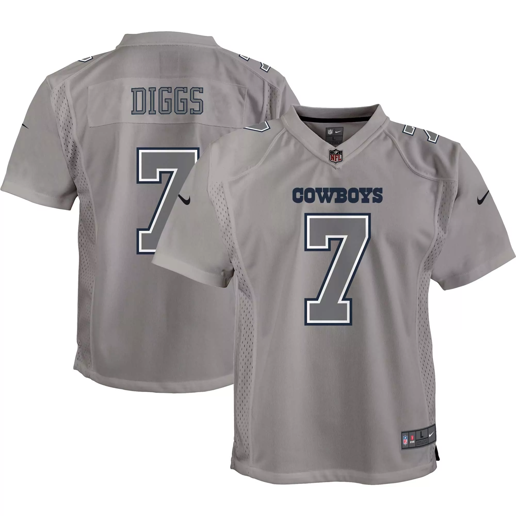 youth dallas cowboys micah parsons white alternate game jersey