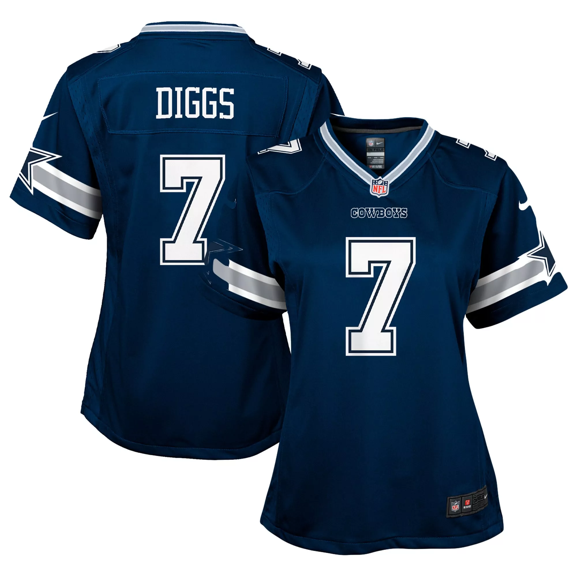 youth dallas cowboys trevon diggs navy game jersey