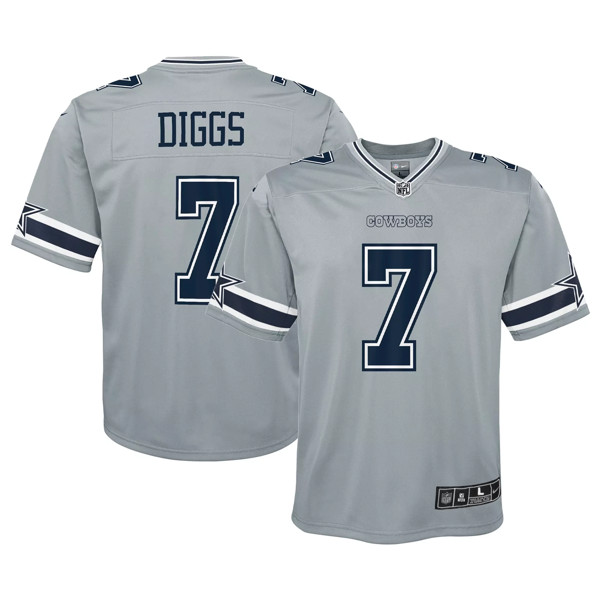 youth dallas cowboys trevon diggs navy game jersey