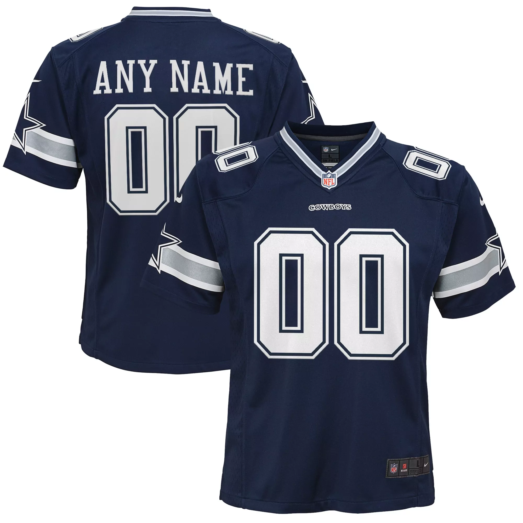 youth dallas cowboys troy aikman mitchell ness navy 1996 legacy jersey
