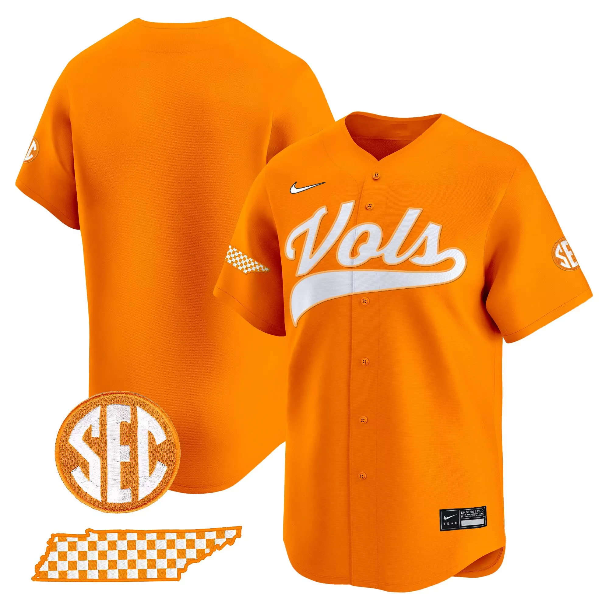 1 tennessee volunteers nike youth untouchable football jersey white