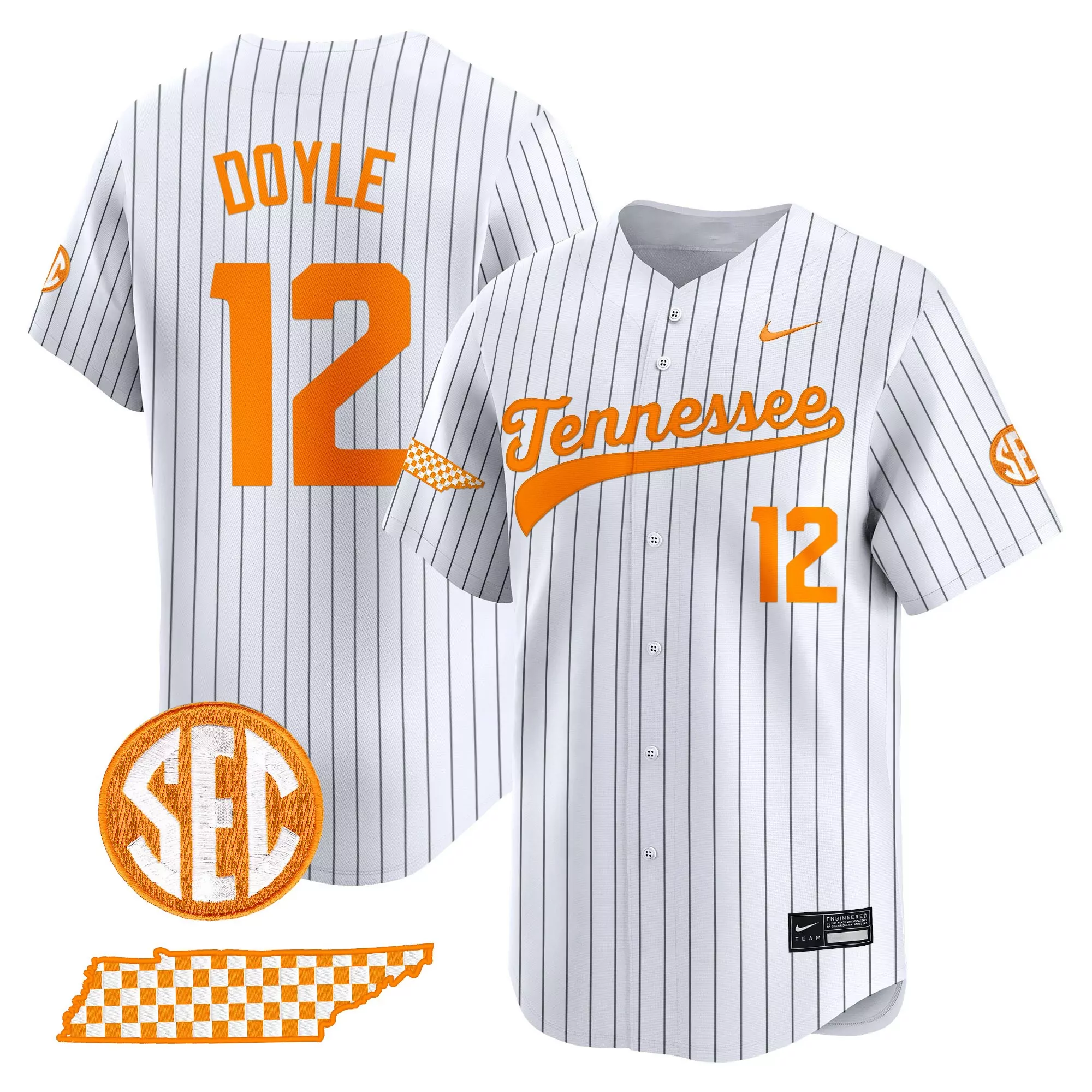 dont e thornton jr tennessee volunteers gameday greats nil player football jersey tennessee orange