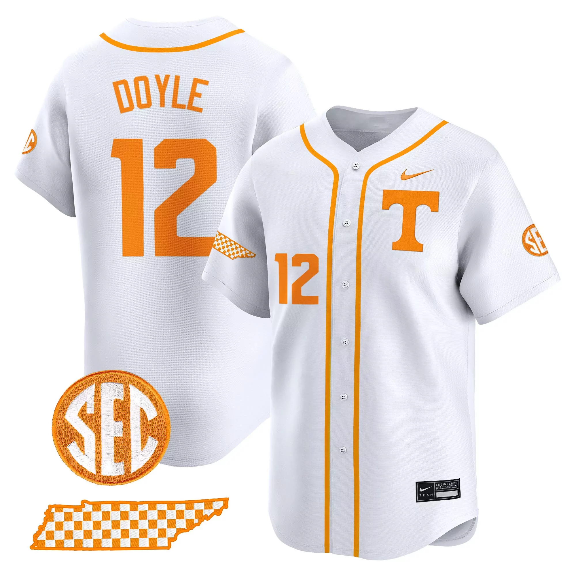 dont e thornton jr tennessee volunteers gameday greats nil player football jersey tennessee orange