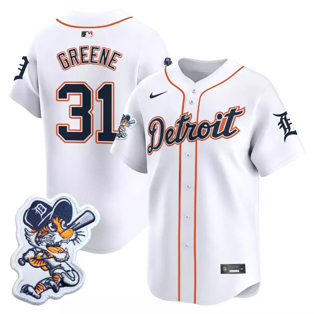 greene 31 men s detroit tigers black vapor jersey with embroidered patch 2023 edition