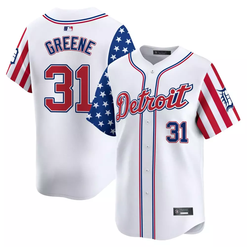 greene 31 men s detroit tigers black vapor jersey with embroidered patch 2023 edition