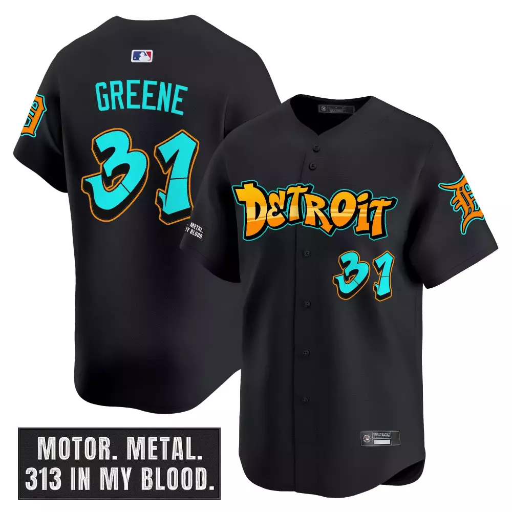 greene 31 men s stitched vapor jersey red detroit tigers independence day 2025