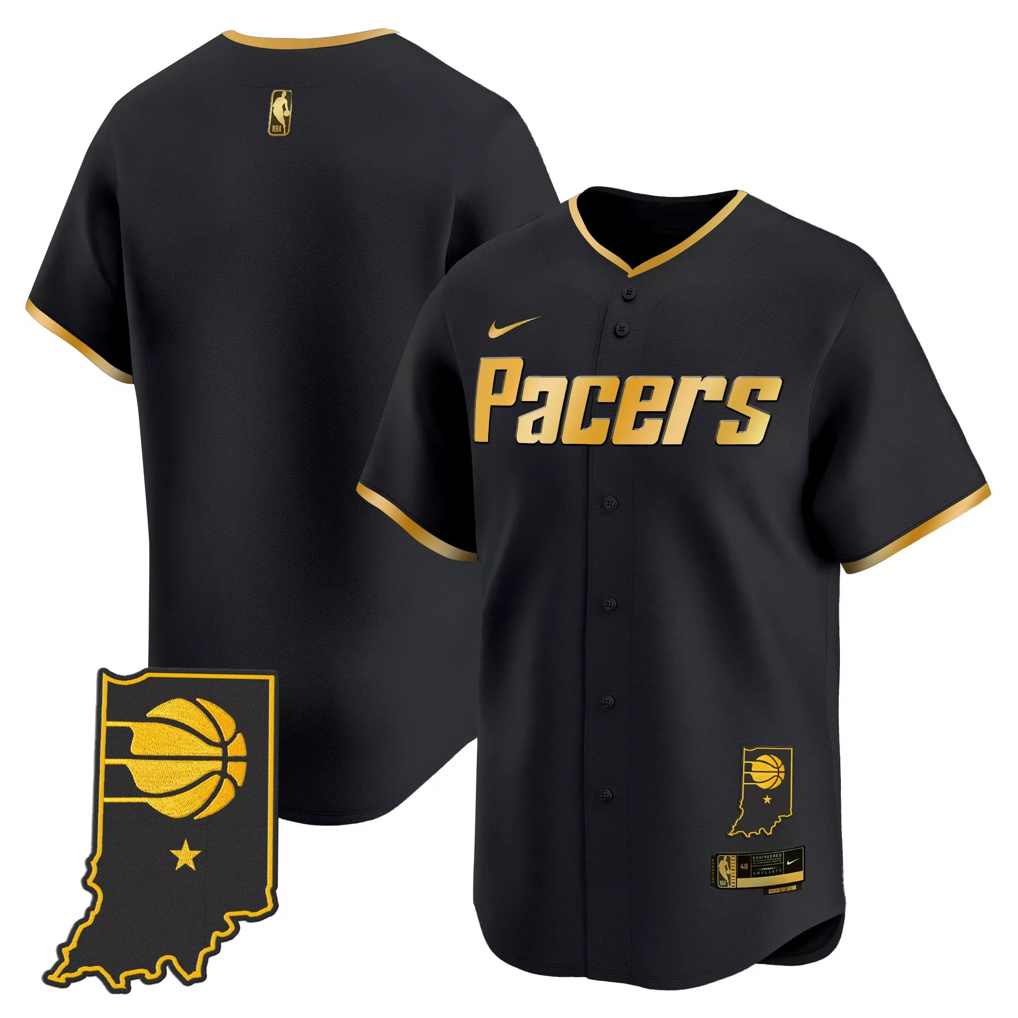 indiana pacers finals jersey white with custom name and number 00