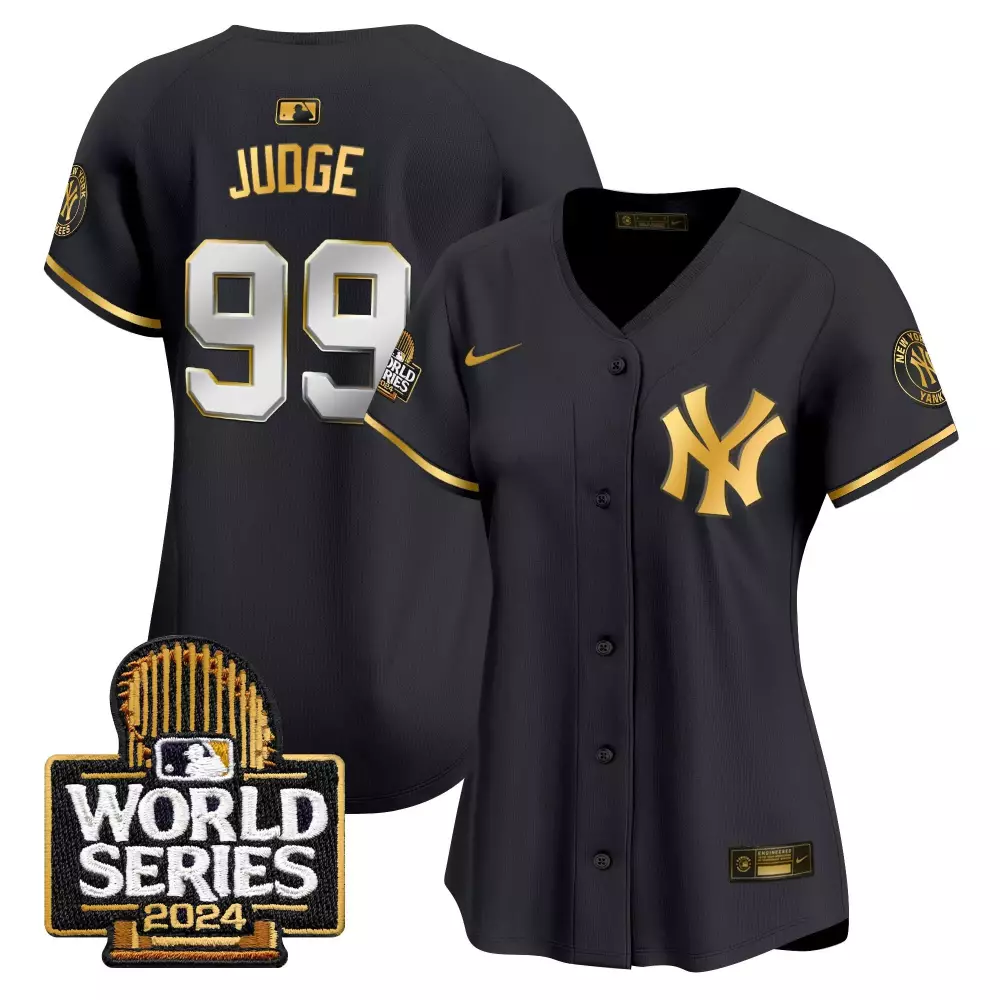 Judge 99 New York Yankees White Stitched Jersey | 2023 Style Name Patch | Fan Gear for Men, Women & Youth