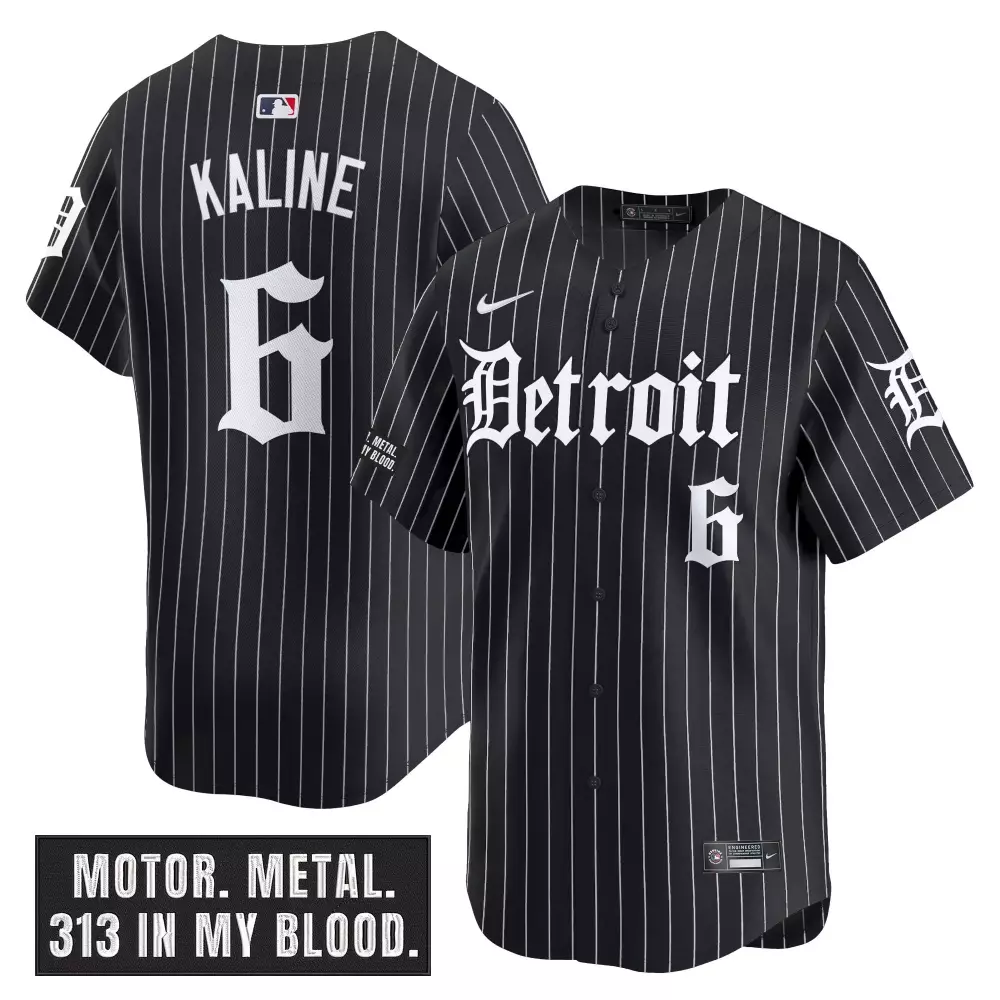 kaline 6 men s vapor jersey detroit tigers 2025 independence day stitched limited edition