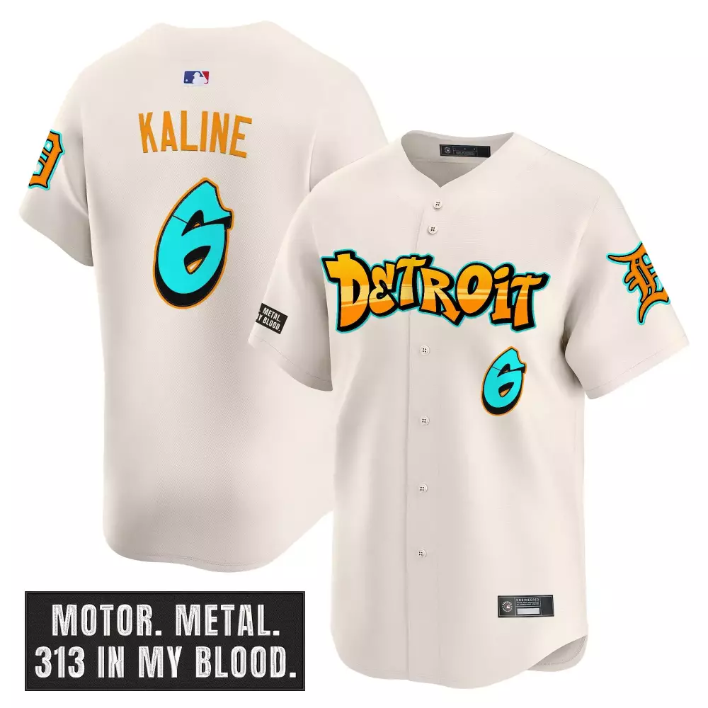 kaline 6 men s vapor jersey detroit tigers graffiti motor city edition 2023
