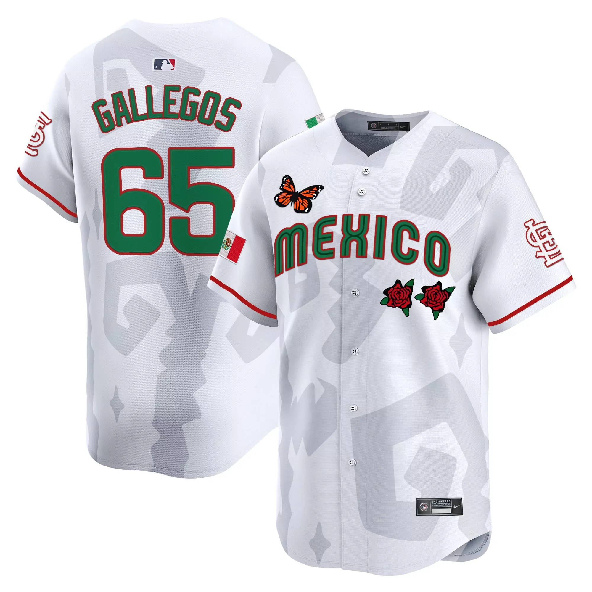 503 Duck Gang Stitched Men'S Jersey 2024 Oregon White Gang Green Style