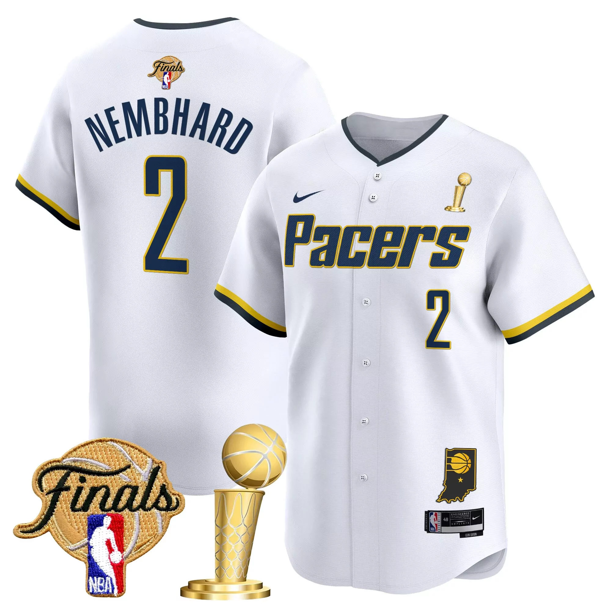 nembhard 2 men s indiana pacers yellow vapor jersey all stitched embroidered patch 2023