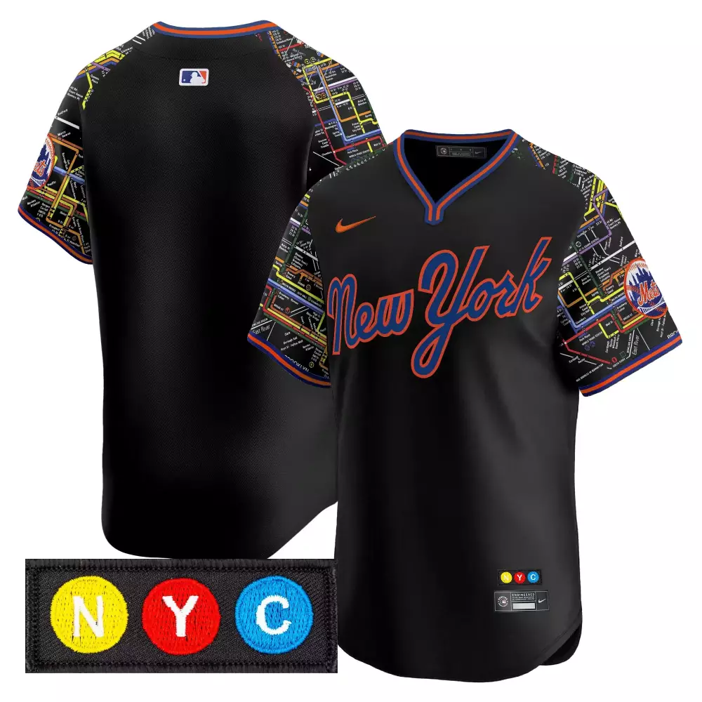 NYC Mets 2023 Men's Vapor Jersey | All Stitched Gray Limited Edition | Embroidered Patch | For Men, Women & Youth