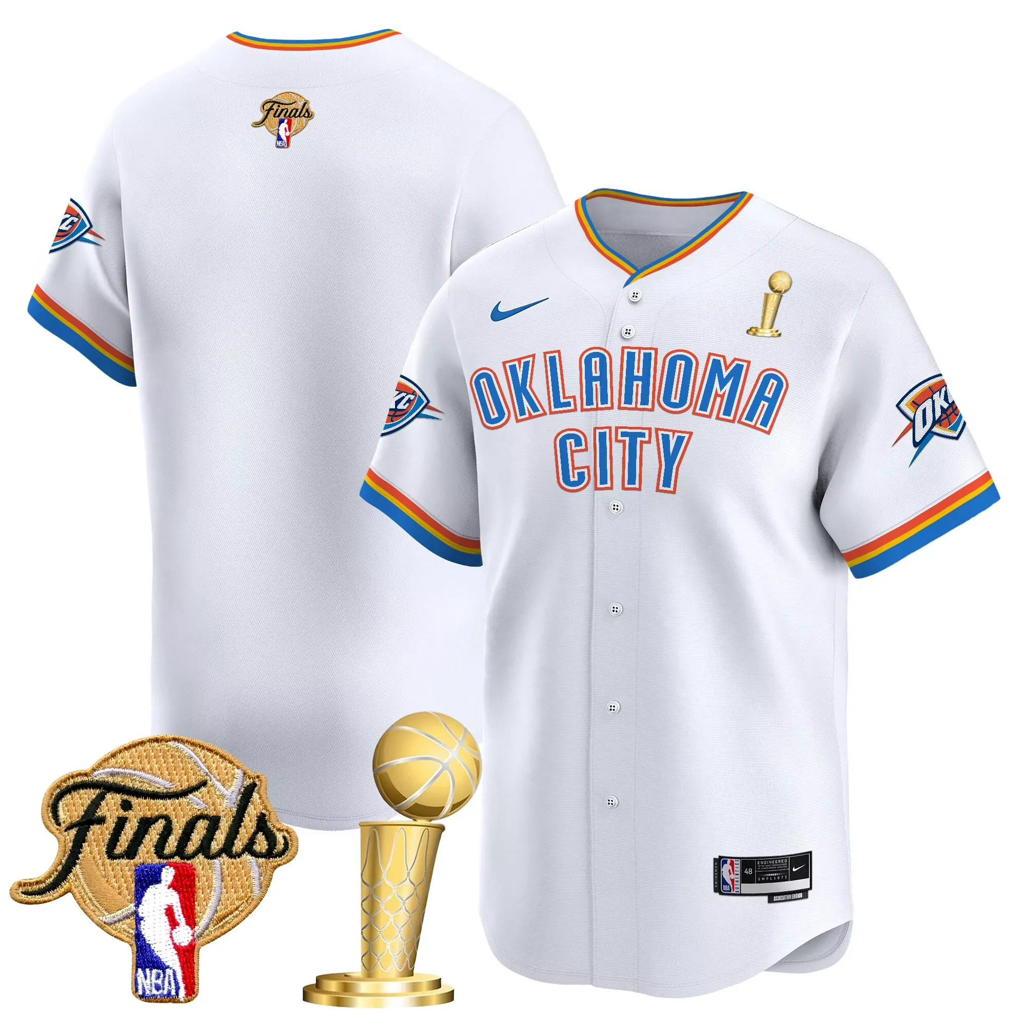 men s oklahoma city thunder vapor jersey blue stitched embroidered okc patch 2020