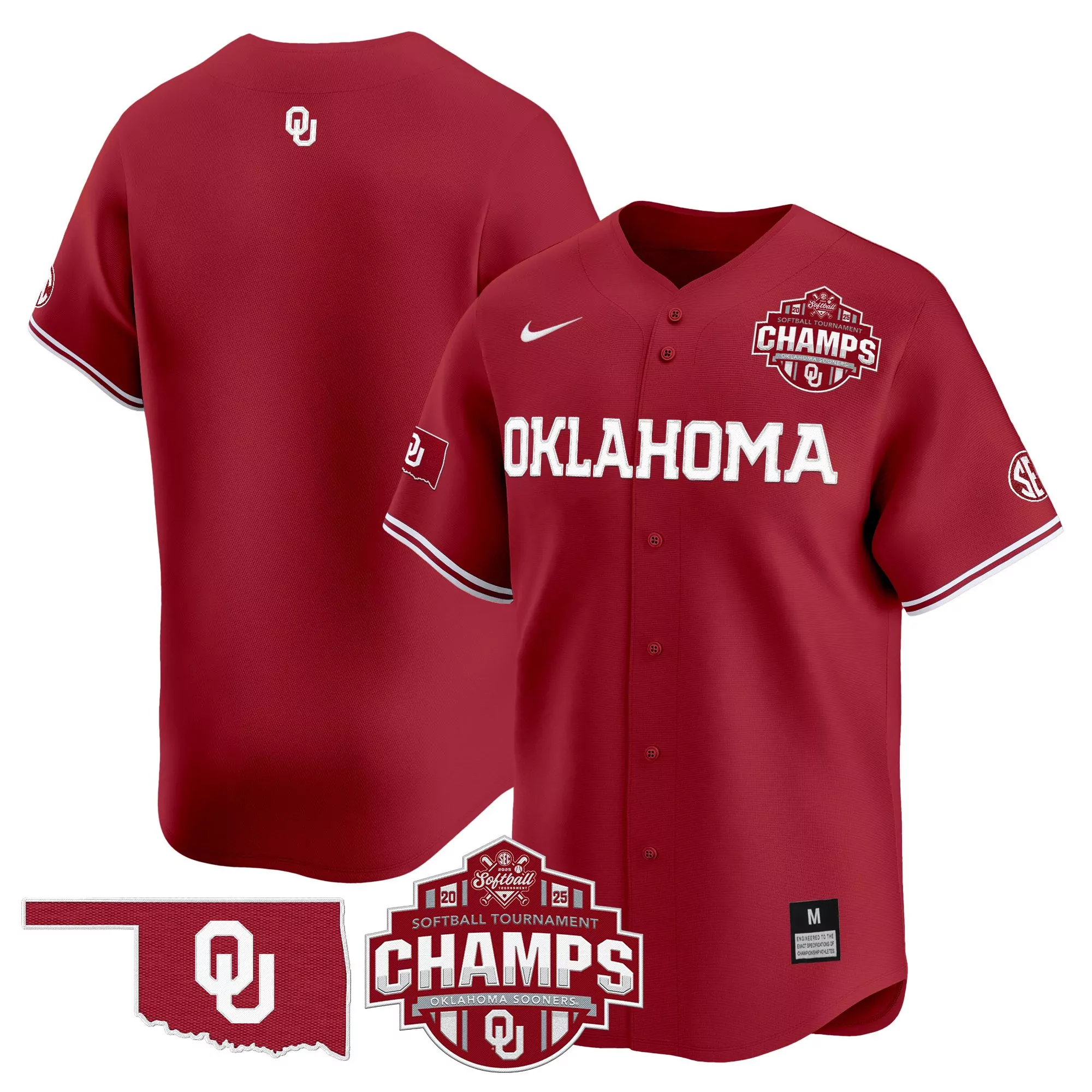 Oklahoma Sooners 100Th Anniversary Men'S Custom All Stitched Jersey White Red