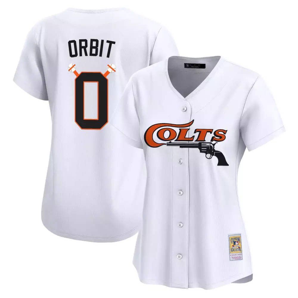 Orbit 0 Women's White Vapor Premier Jersey | Colts 2023 with Embroidered Patch | Limited Edition Fan Gear | For Men, Women & Youth