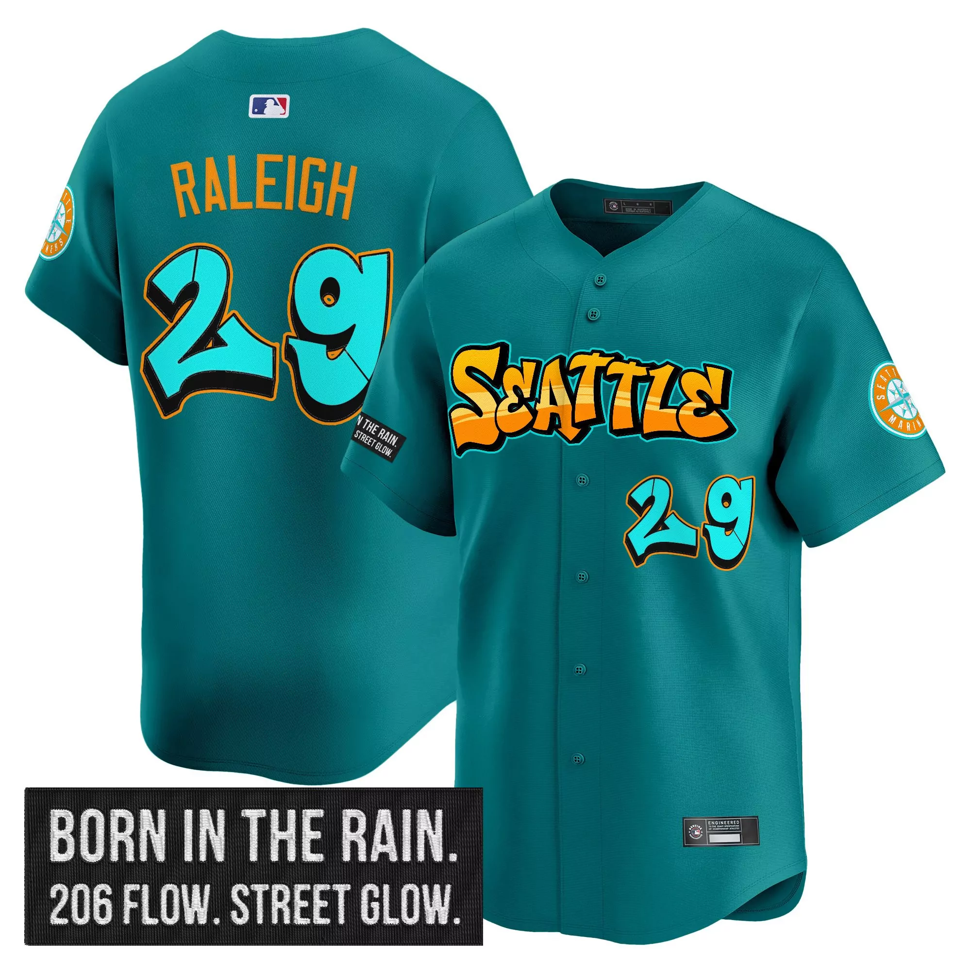 raleigh 29 men s stitched vapor jersey seattle mariners graffiti edition 2023