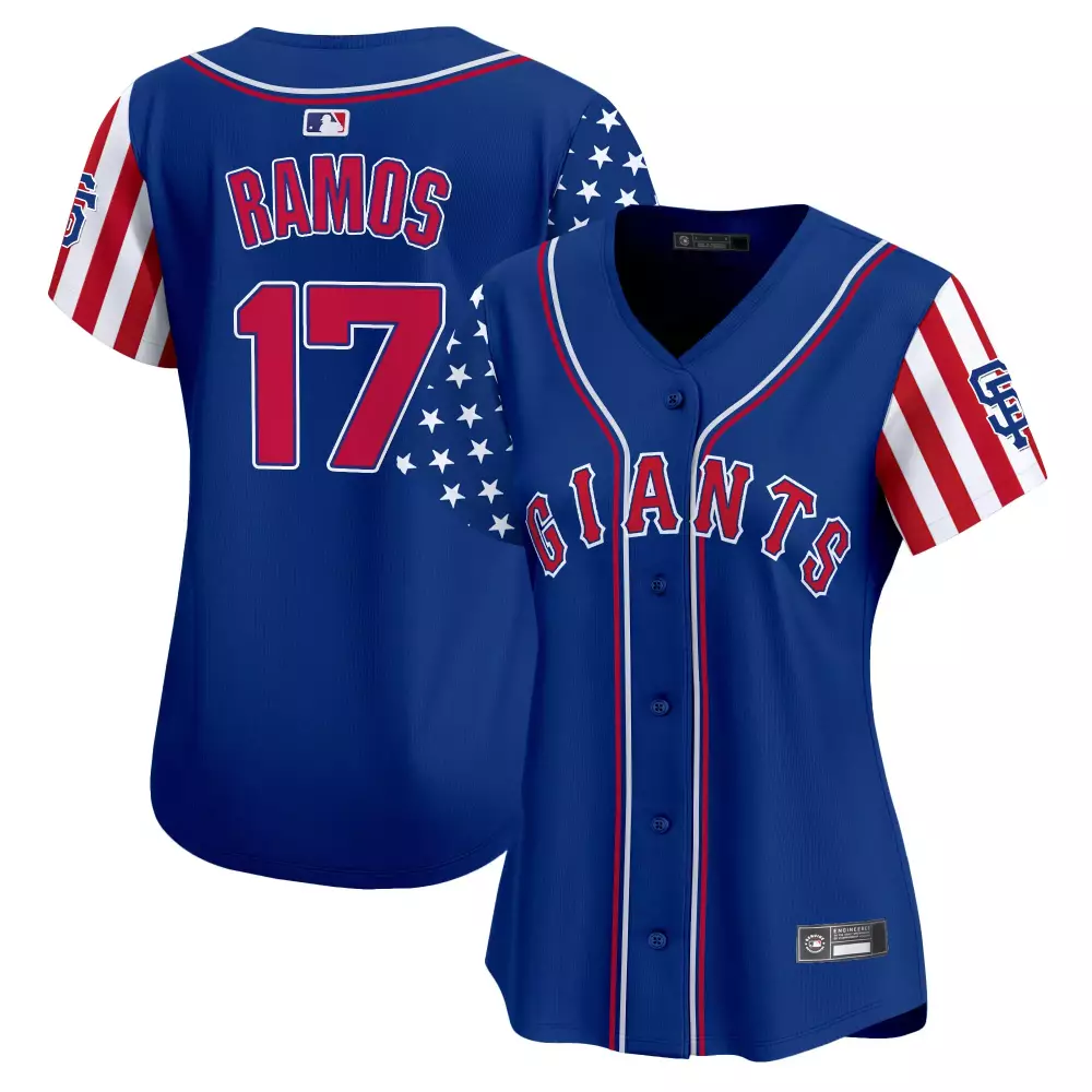 ramos 17 men s vapor jersey san francisco giants cream graffiti patch 2023