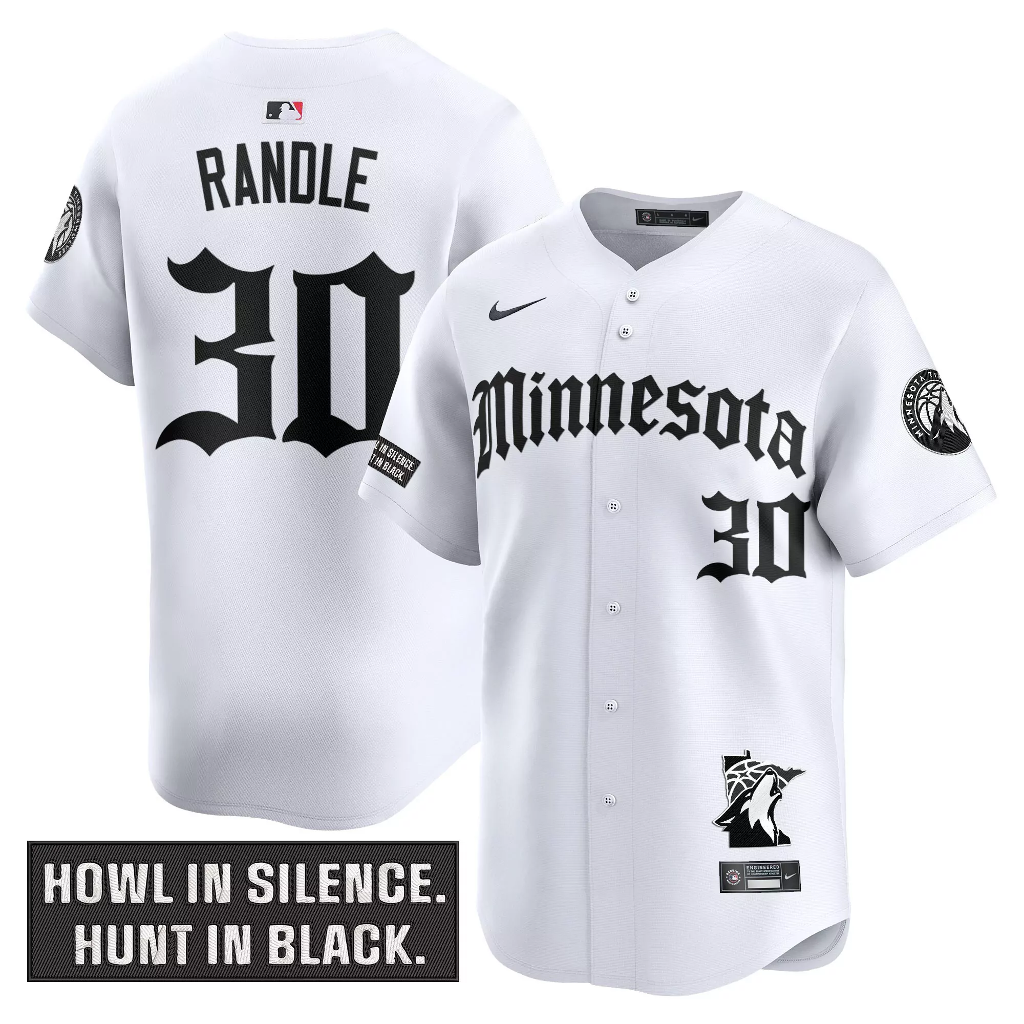 randle 30 men s vapor jersey minnesota timberwolves black howl edition 2025