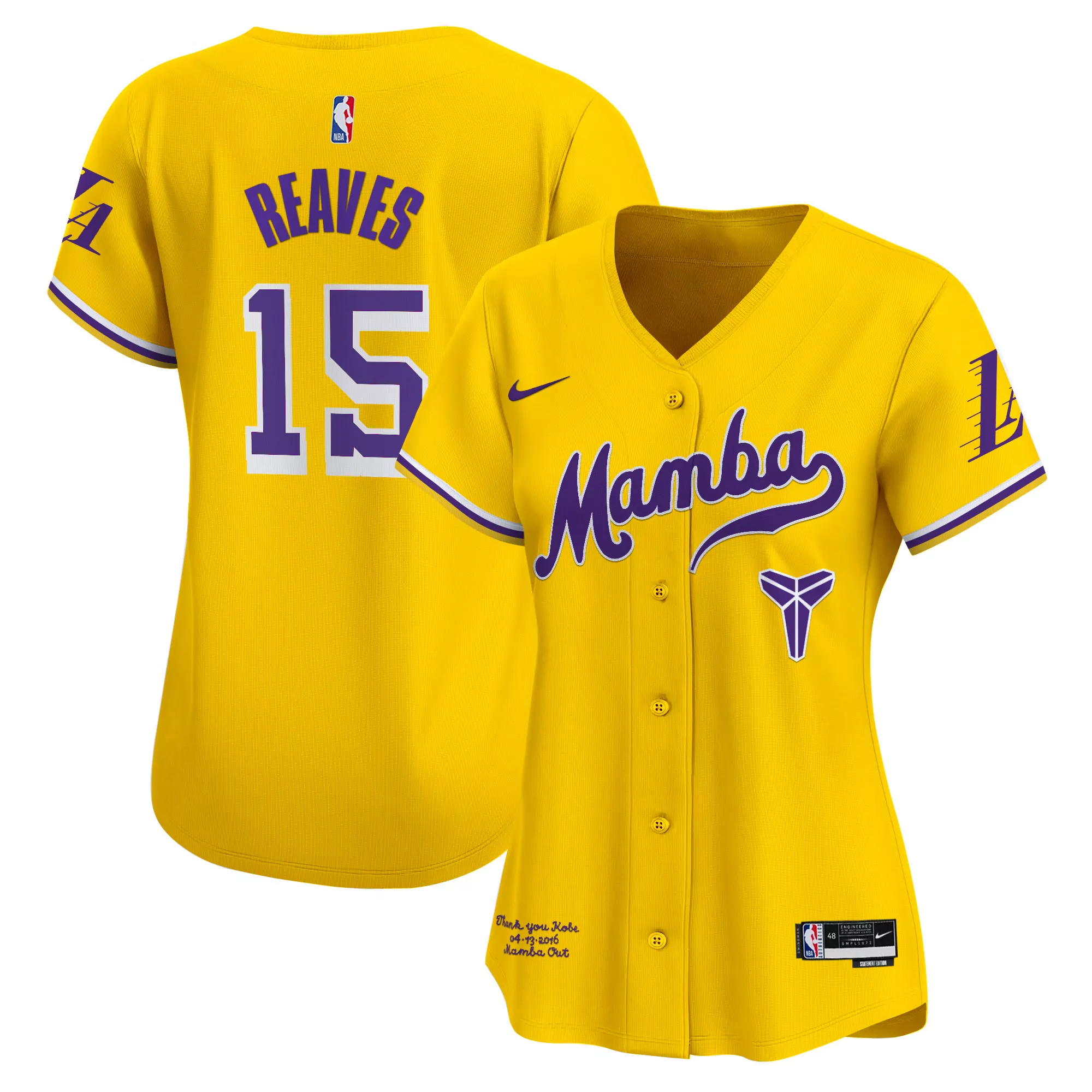 reaves 15 men s lakers black limited amp stitched jersey with name patch 2023
