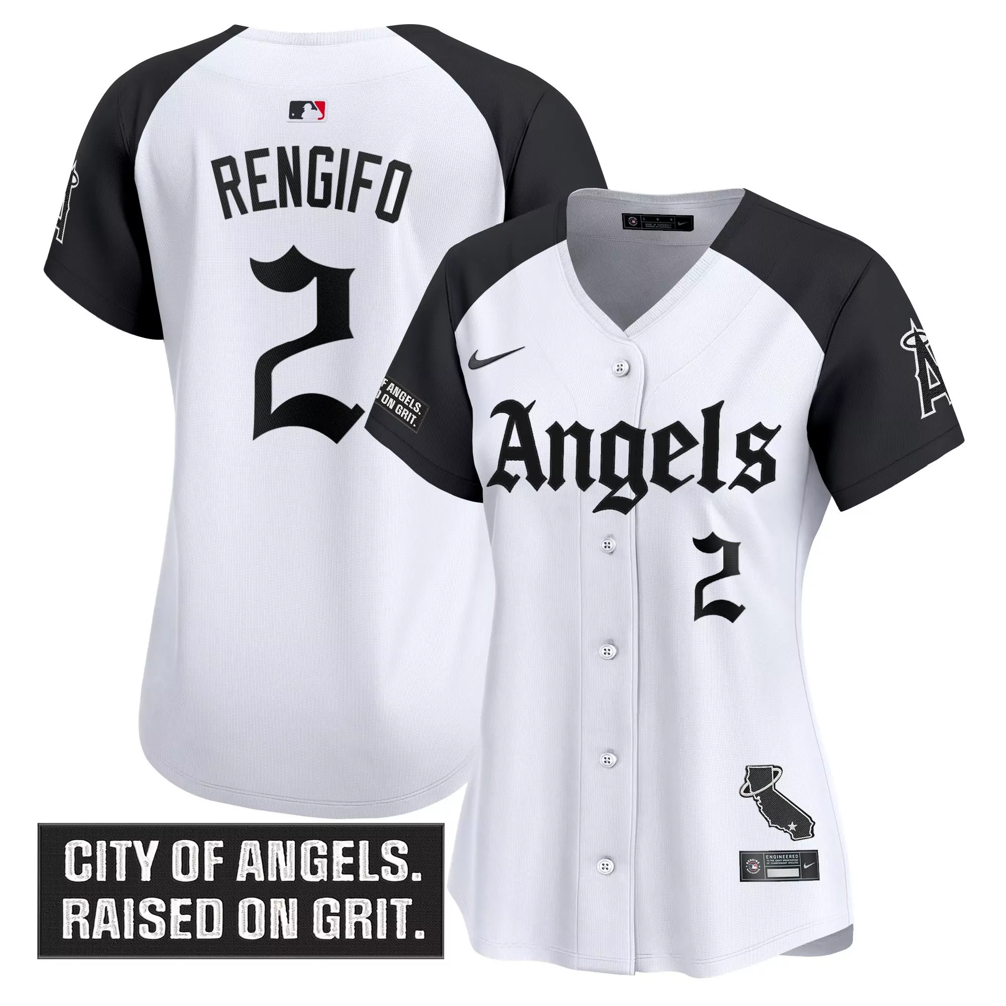 rengifo 2 women s stitched vapor jersey los angeles angels white city of angels 2023