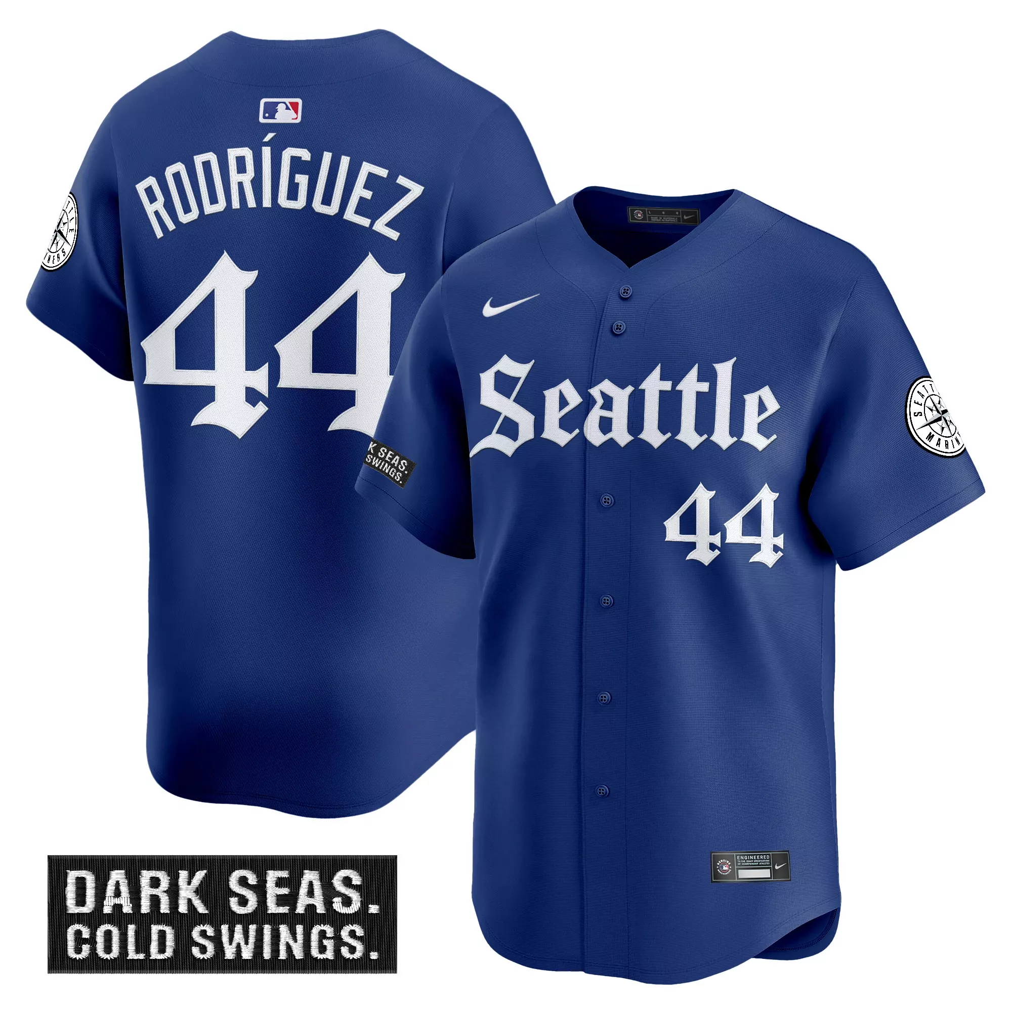 rodrguez 44 men s stitched vapor jersey seattle mariners deep sea edition 2023