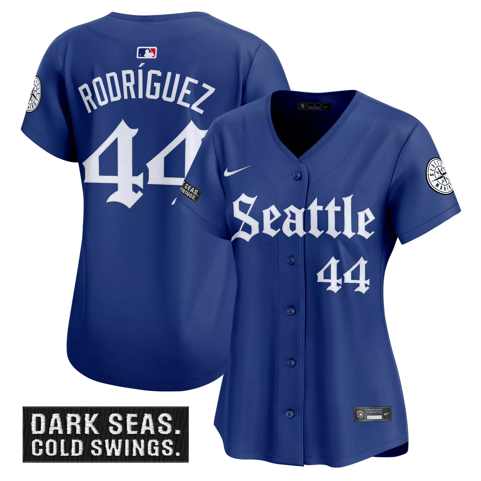 rodrguez 44 women s stitched vapor jersey seattle mariners deep sea edition 2023