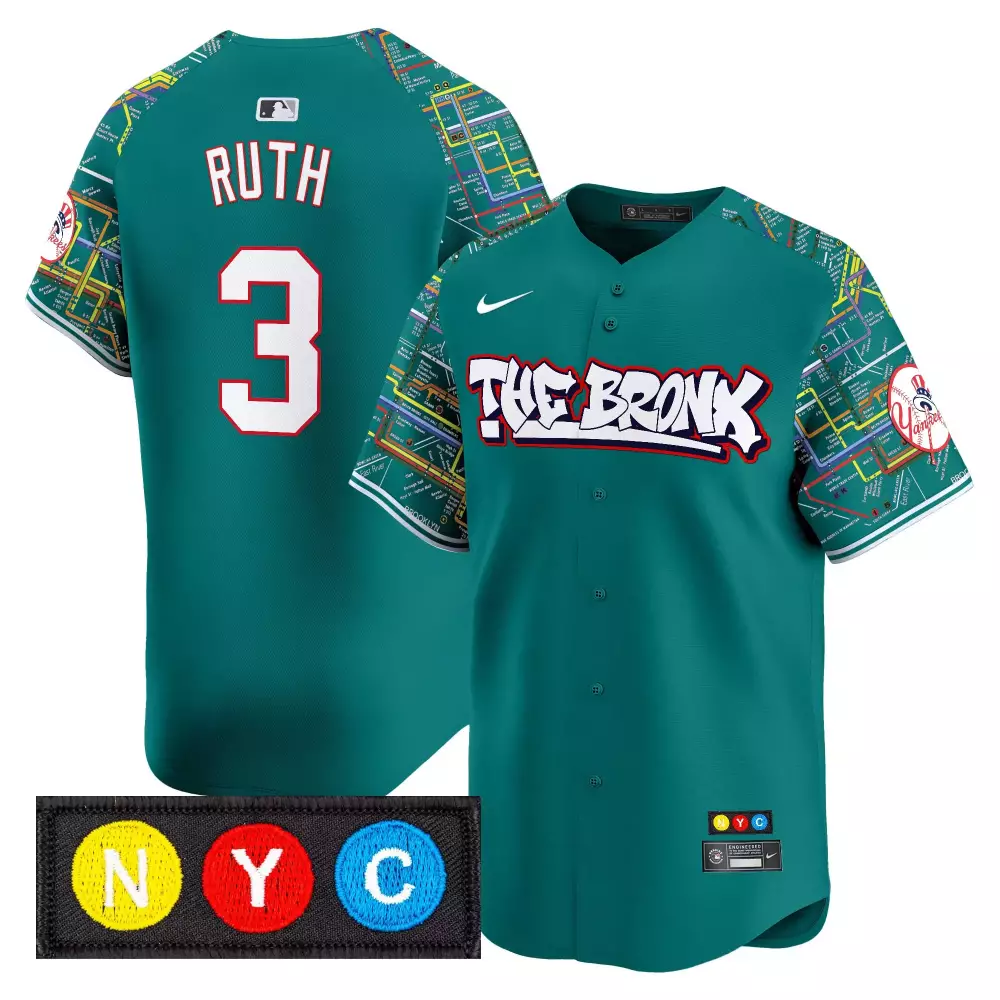 Ruth 3 New York Yankees Stitched Vapor Jersey | 2025 Red Independence Day | Game Day Outfit | For Men, Women & Youth