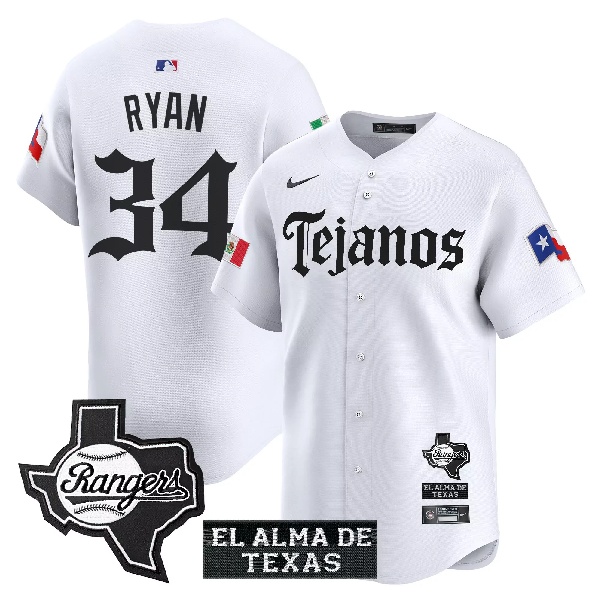 garca 53 men s nike black tejanos vapor jersey with el alma de texas patch 2023