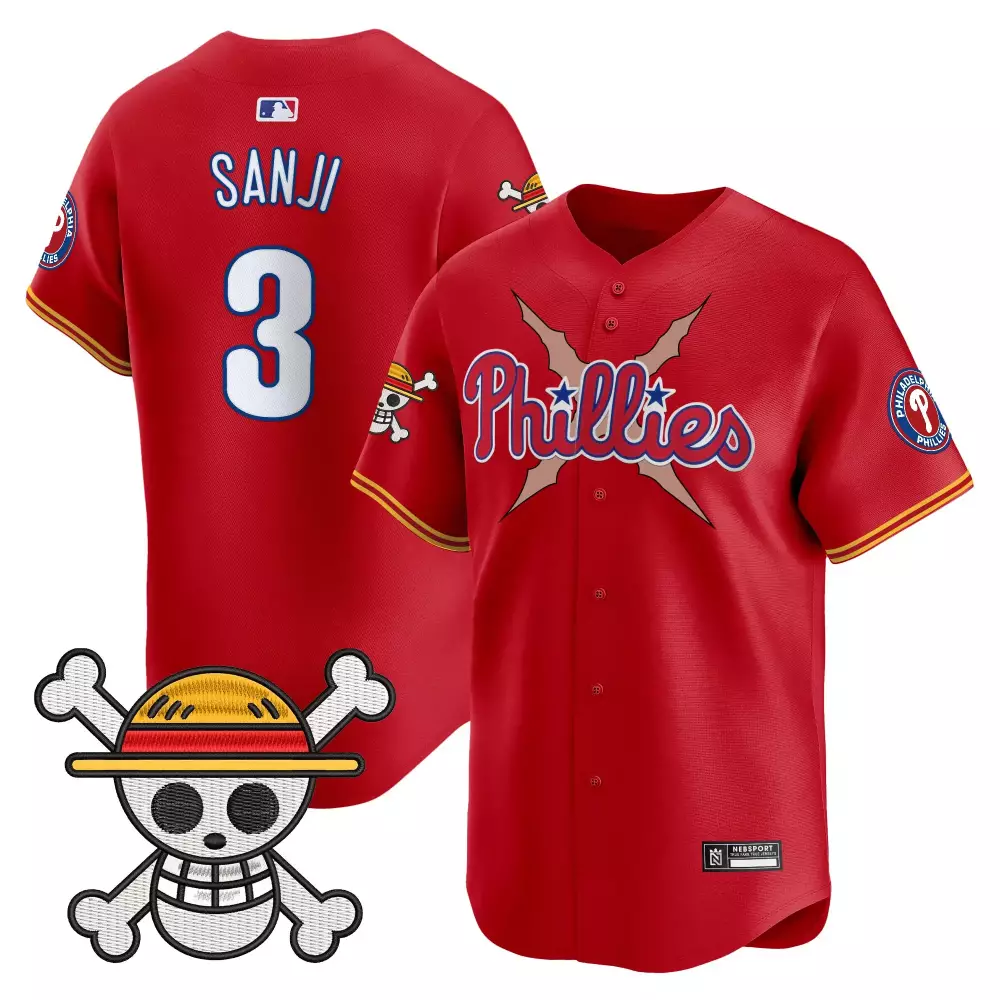 sanji 3 men s stitched vapor jersey philadelphia phillies red one piece 2025 embroidered patch