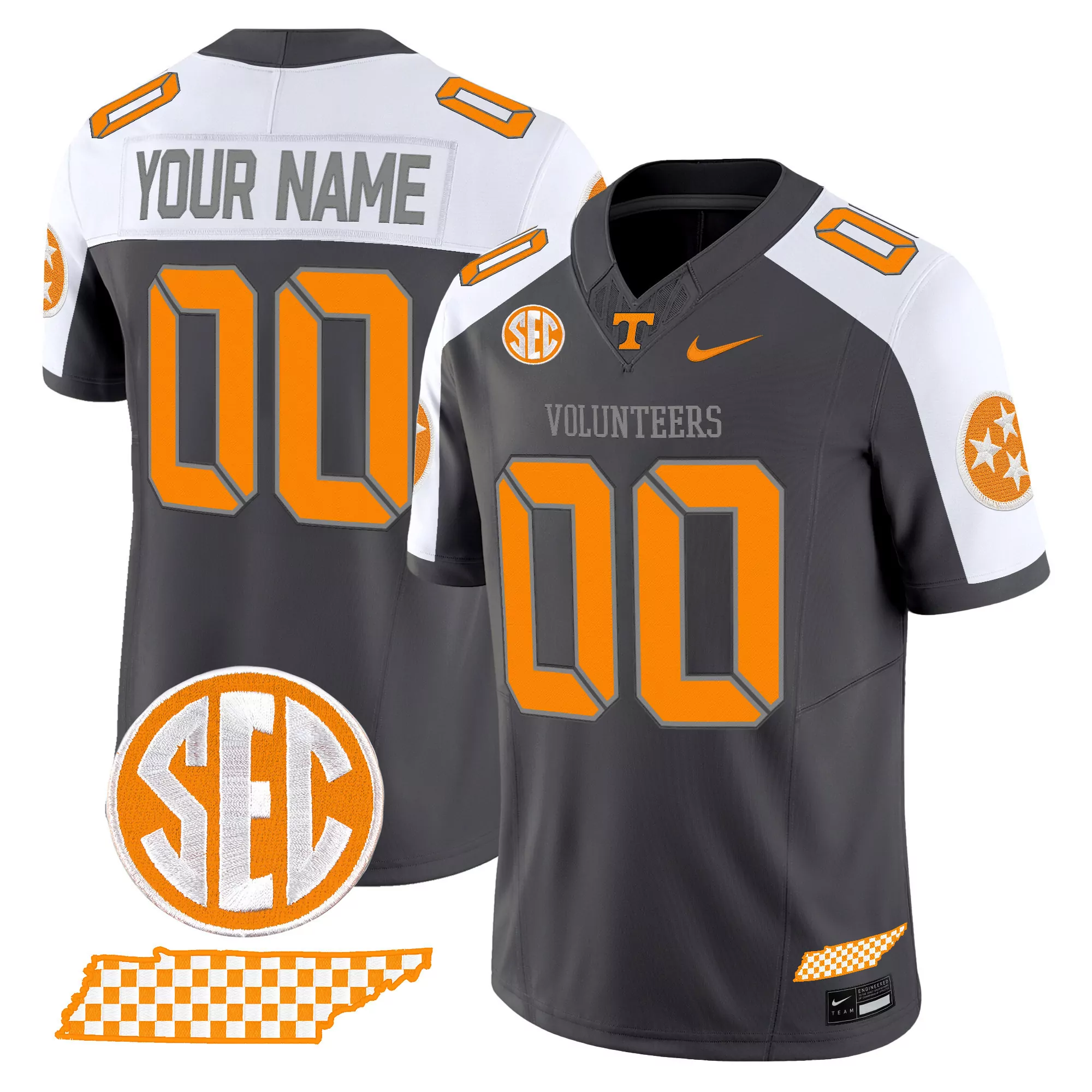 tillman 4 tennessee volunteers 2023 men s all stitched vapor jersey black sec edition