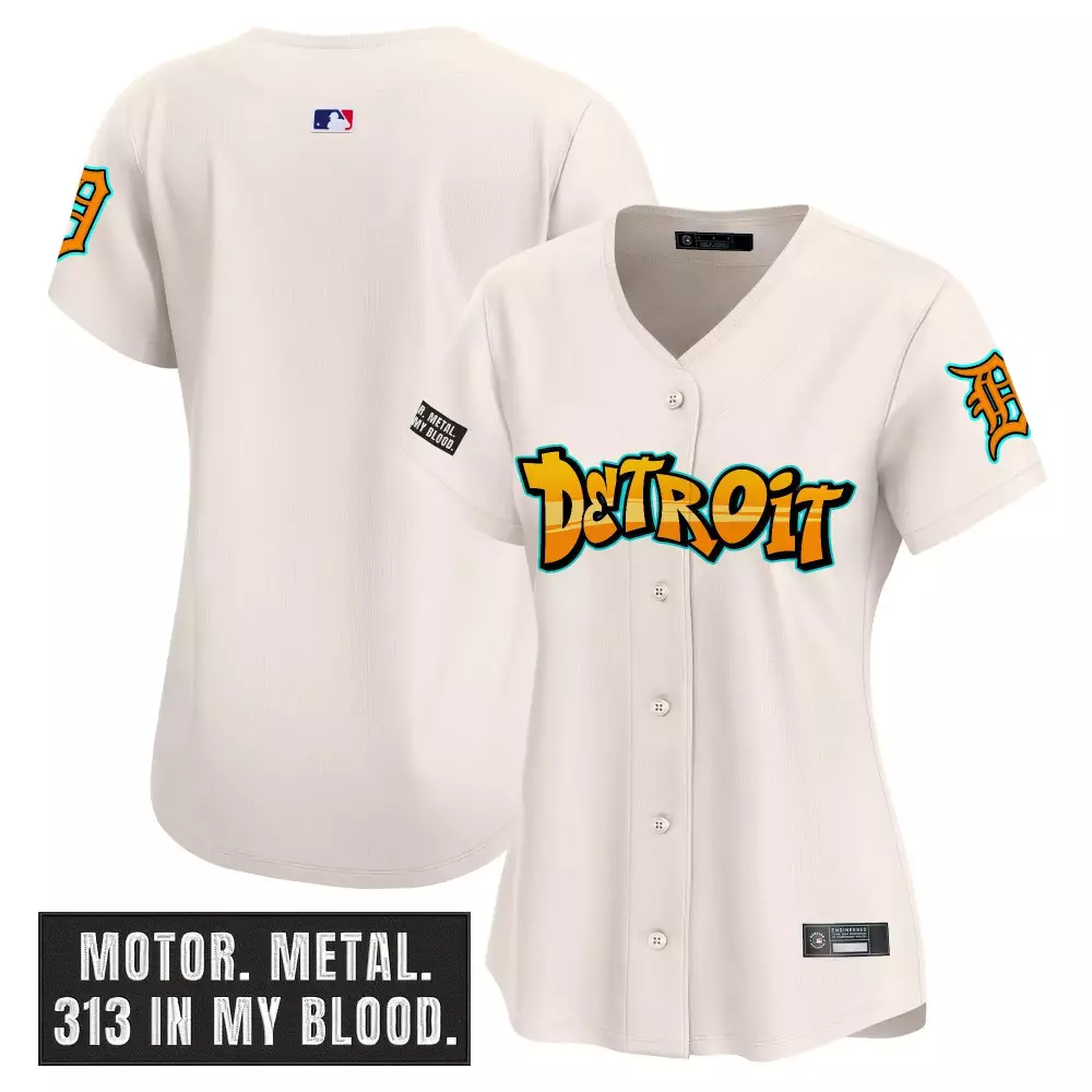 women s detroit tigers black vapor premier limited jersey embroidered patch 2023