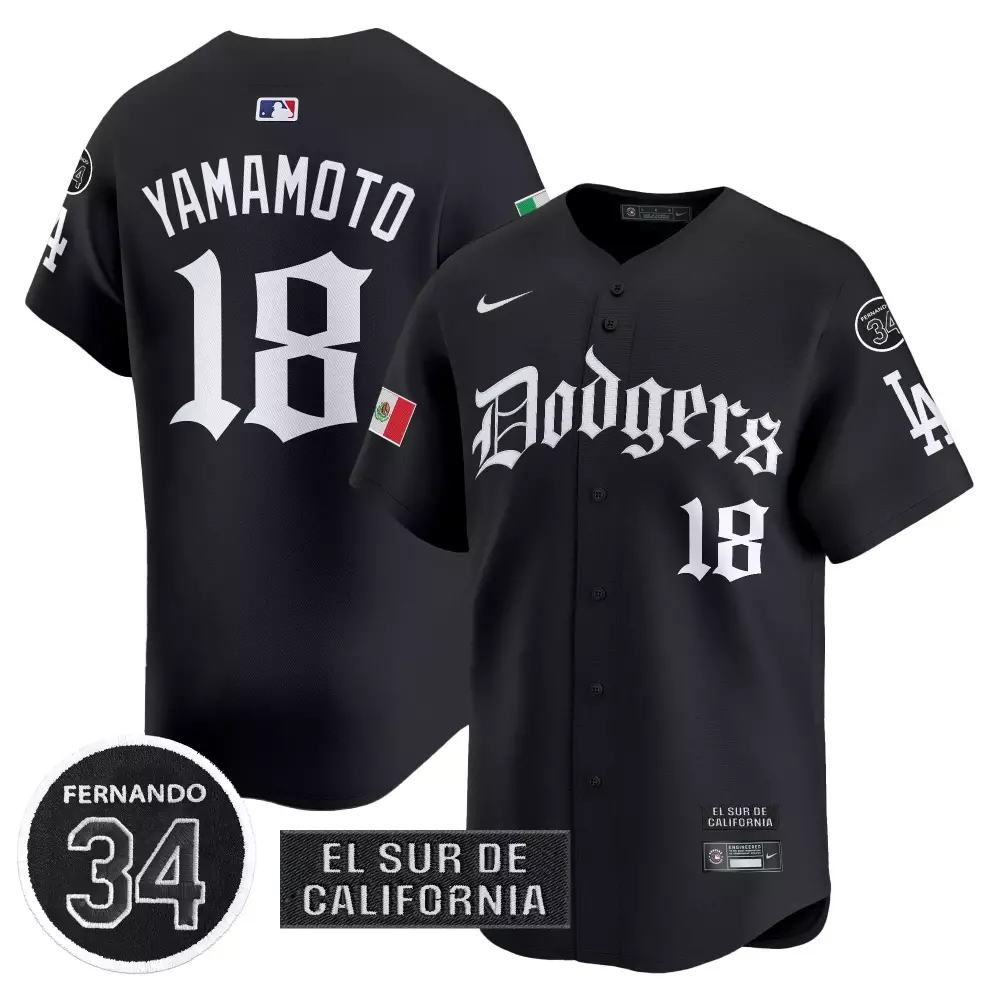 Yamamoto 18 Dodgers 2025 Stitched Jersey Men'S White Navy Tokyo Series