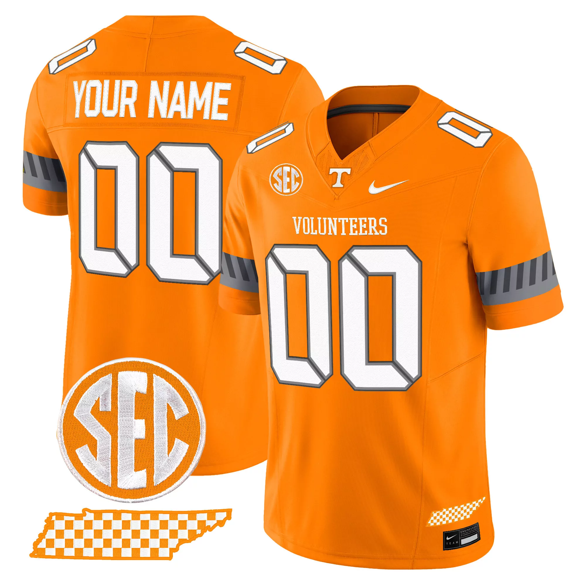 wright 0 tennessee volunteers 2023 men s all stitched vapor jersey orange gray sec patch