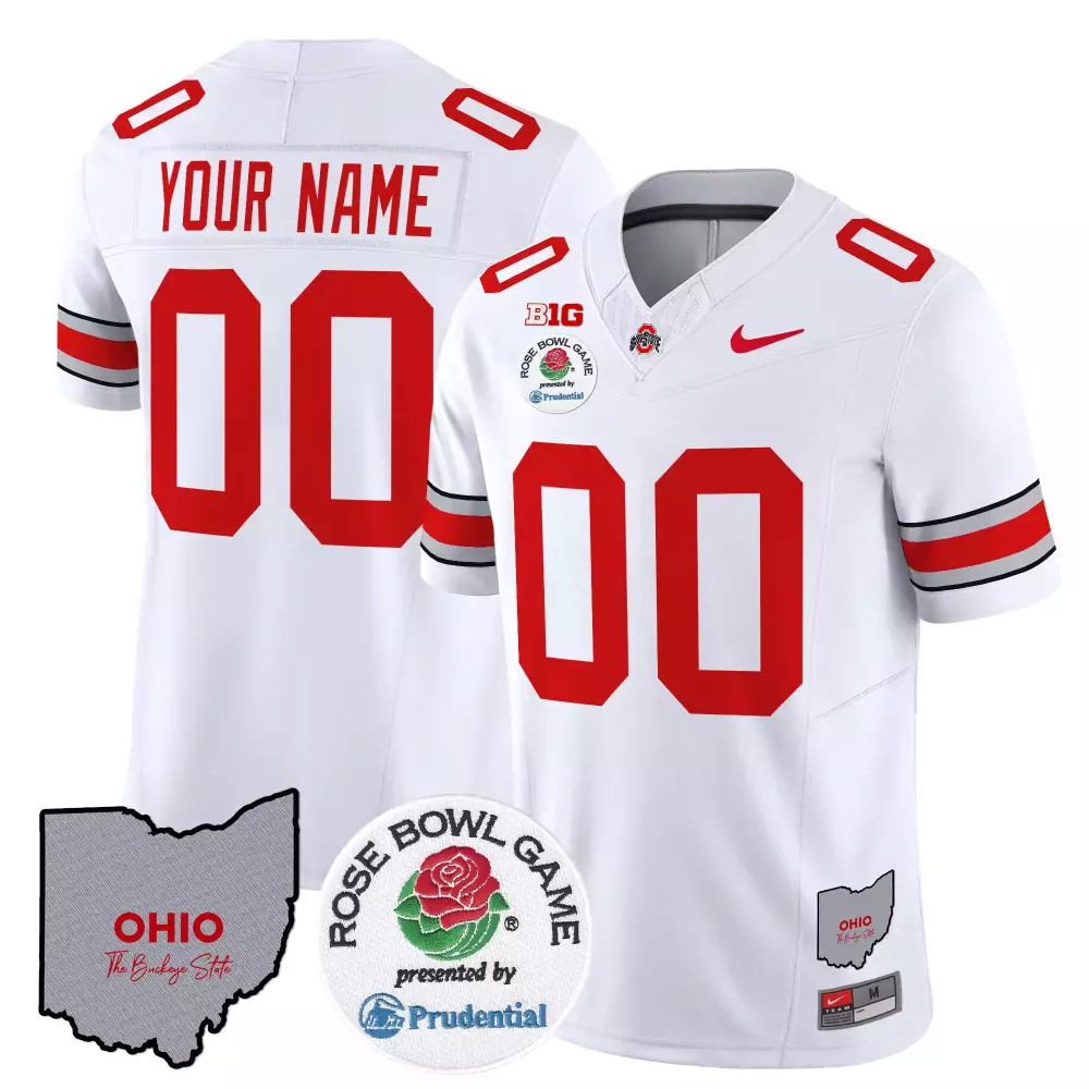 Ohio State Buckeyes 2023 White Vapor Limited Jersey | Rose Bowl Game Style | Fan Gear for Men, Women & Youth