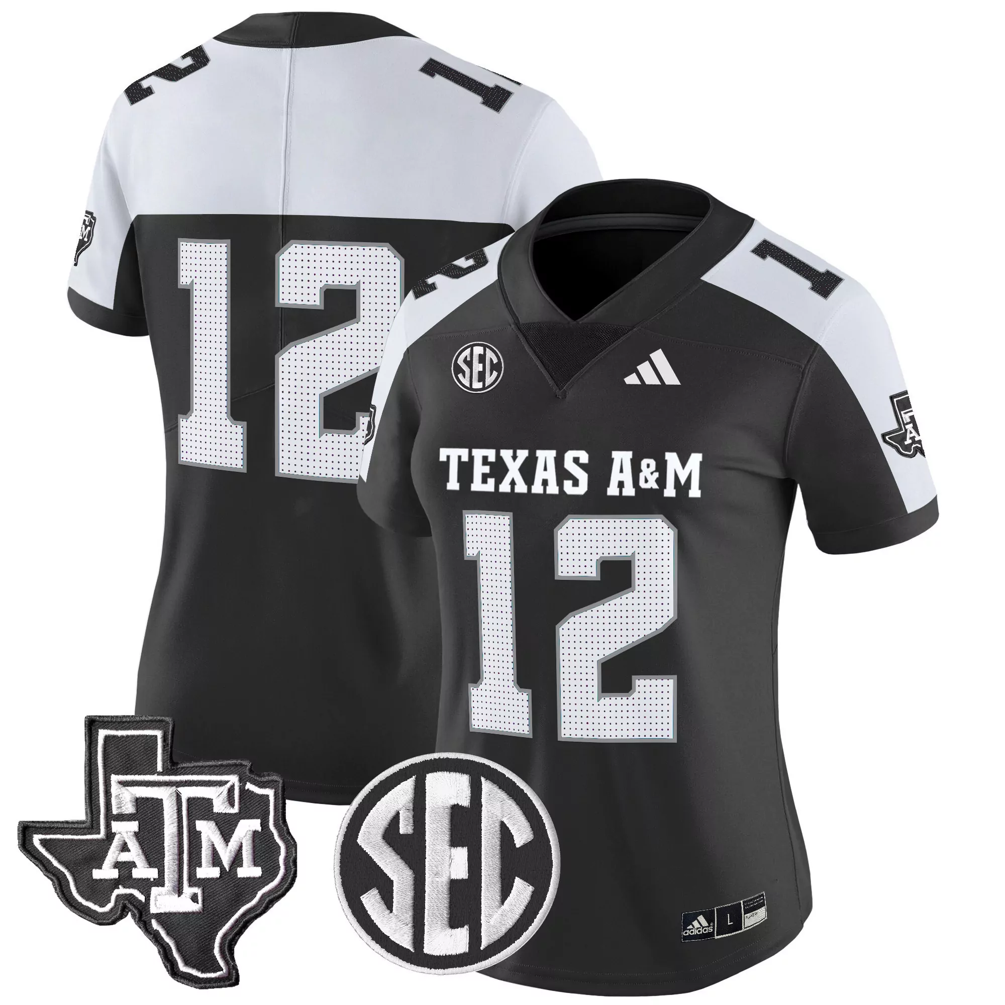 1 women s ole miss rebels white vapor limited jersey 2025 sec patch all stitched